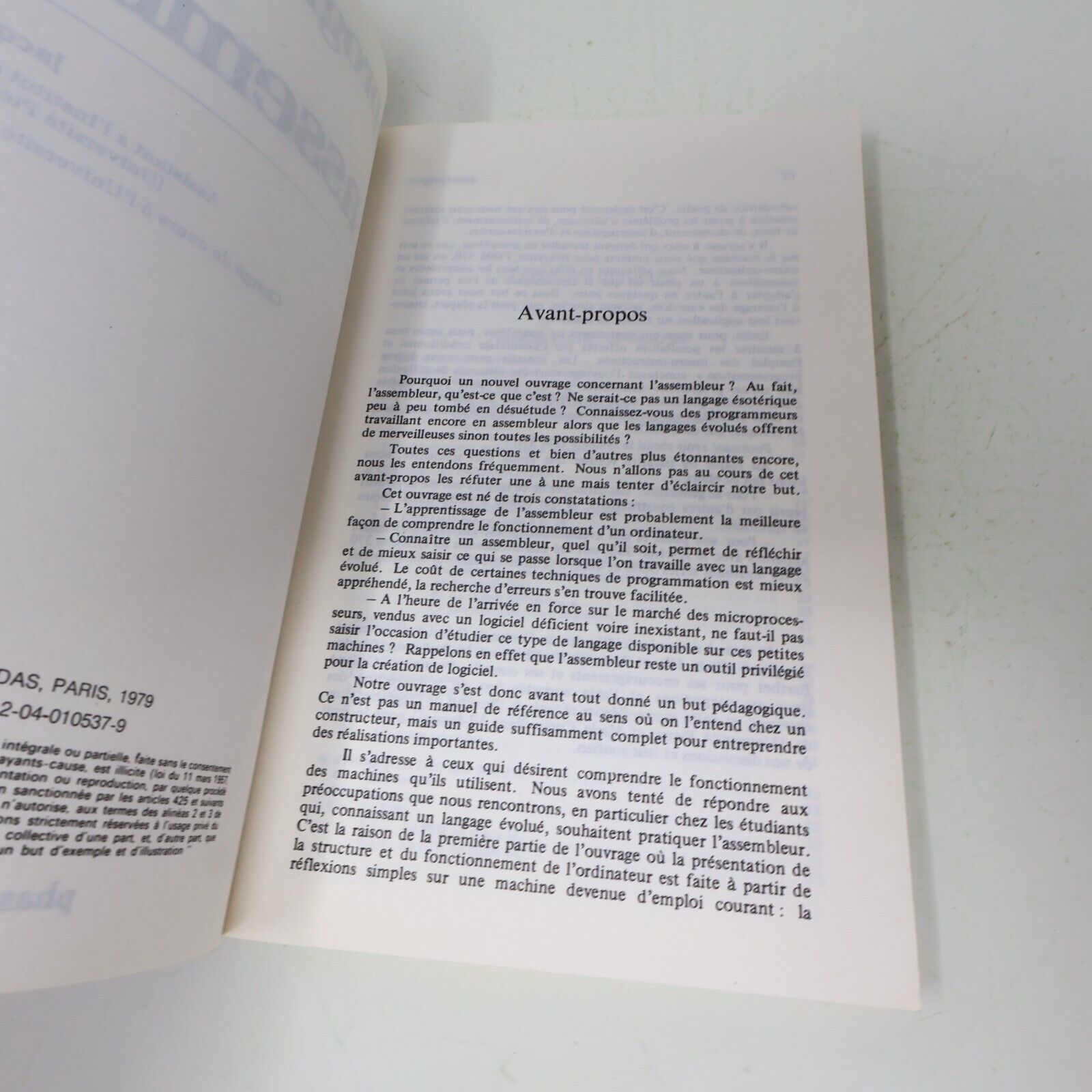 1983 La Programmation en Assembleur J. Rivière Informatique Ordinateur Code 80s