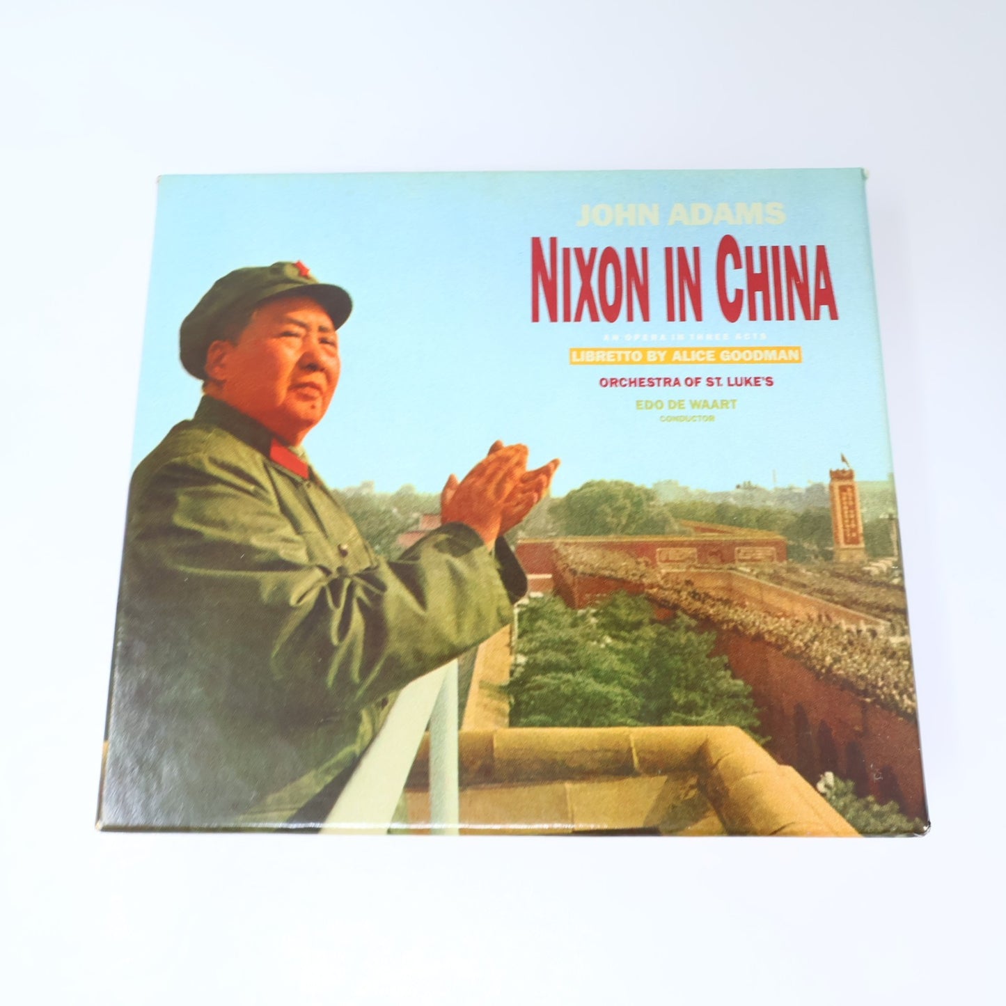 John Adams Nixon In China Opera in Three Acts 2x Cassettes Box Set Edo de Waart