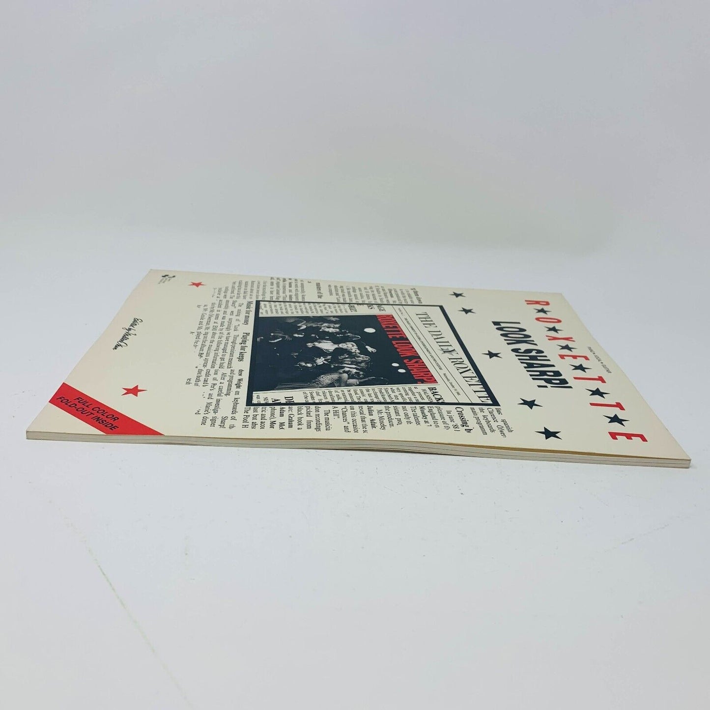 1989 Roxette Look Sharp Songbook Cherry Lane Milton Okun Piano Guitar Fold Out