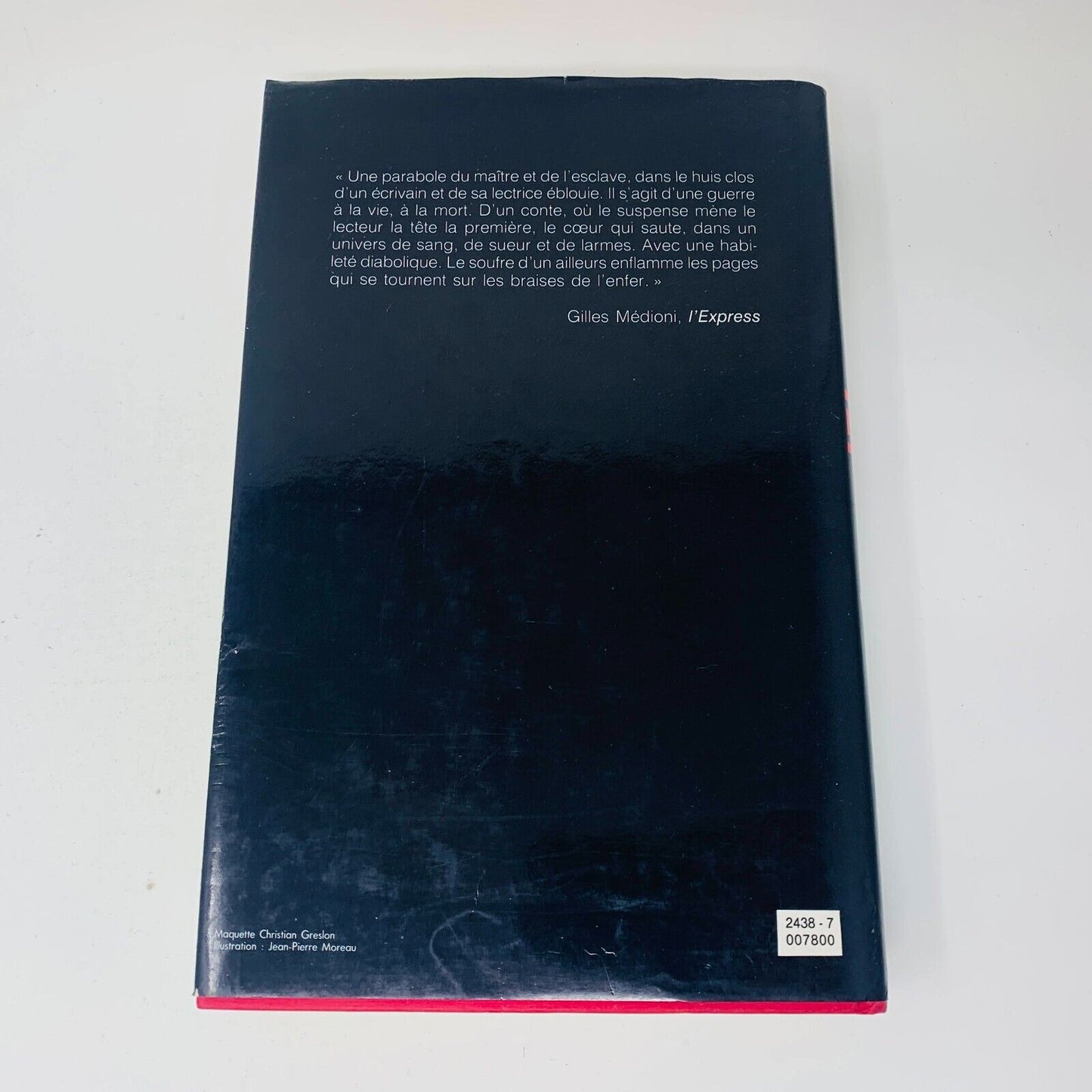 1990 Misery Stephen King Club France Loisirs Français/French Hardcover DJ BCE