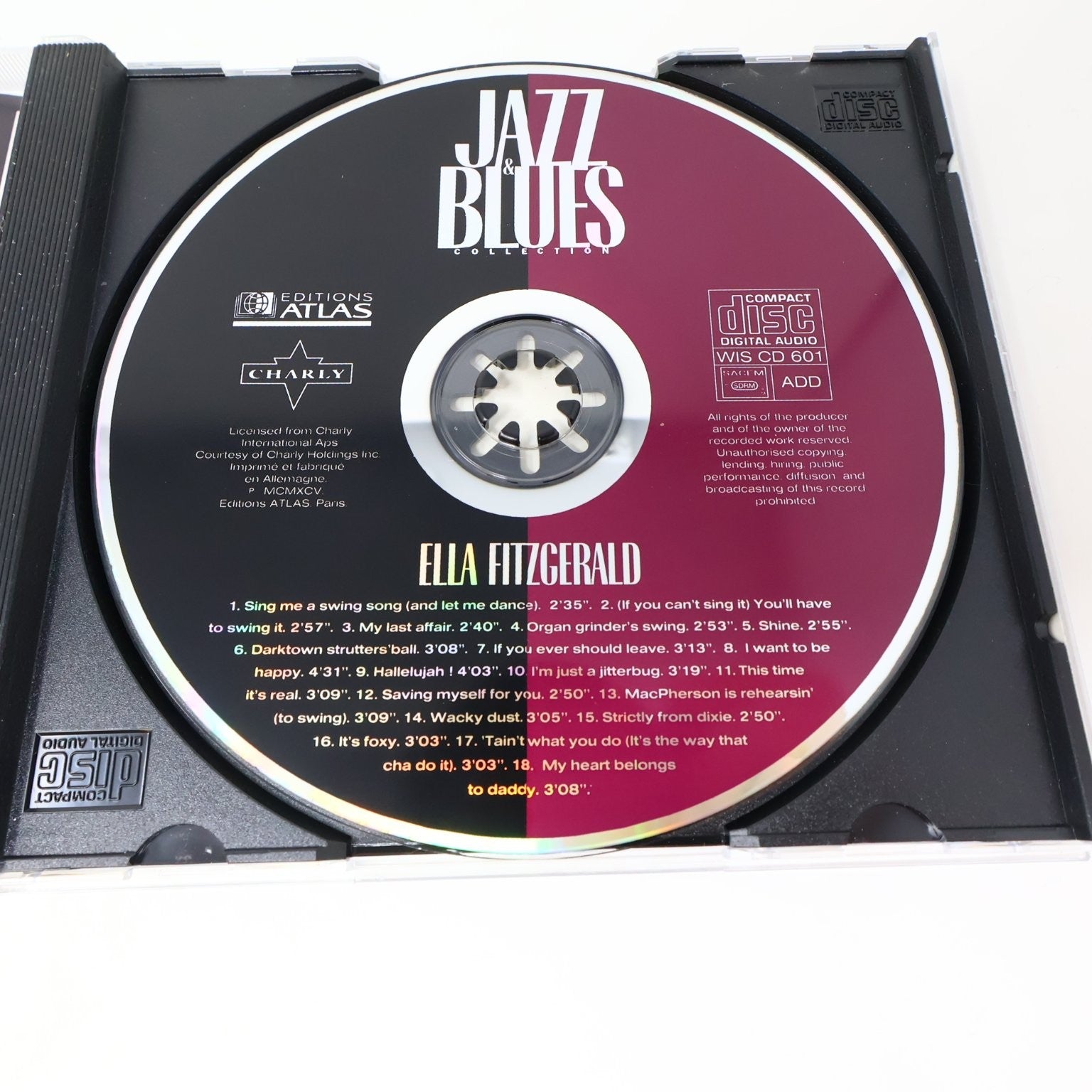 Ella Fitzgerald & Louis Armstrong Jazz Masters 24/Jazz & Blues 2 CD Lot