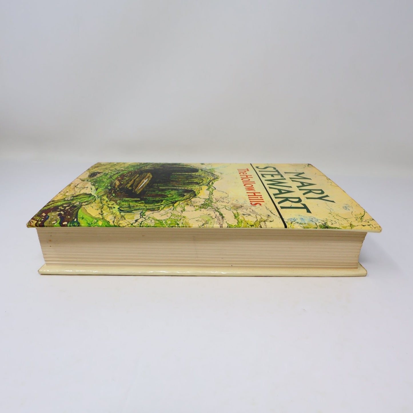 The Hollow Hills Mary Stewart 1973 UK Edition Arthurian Fiction Hodder Hardcover