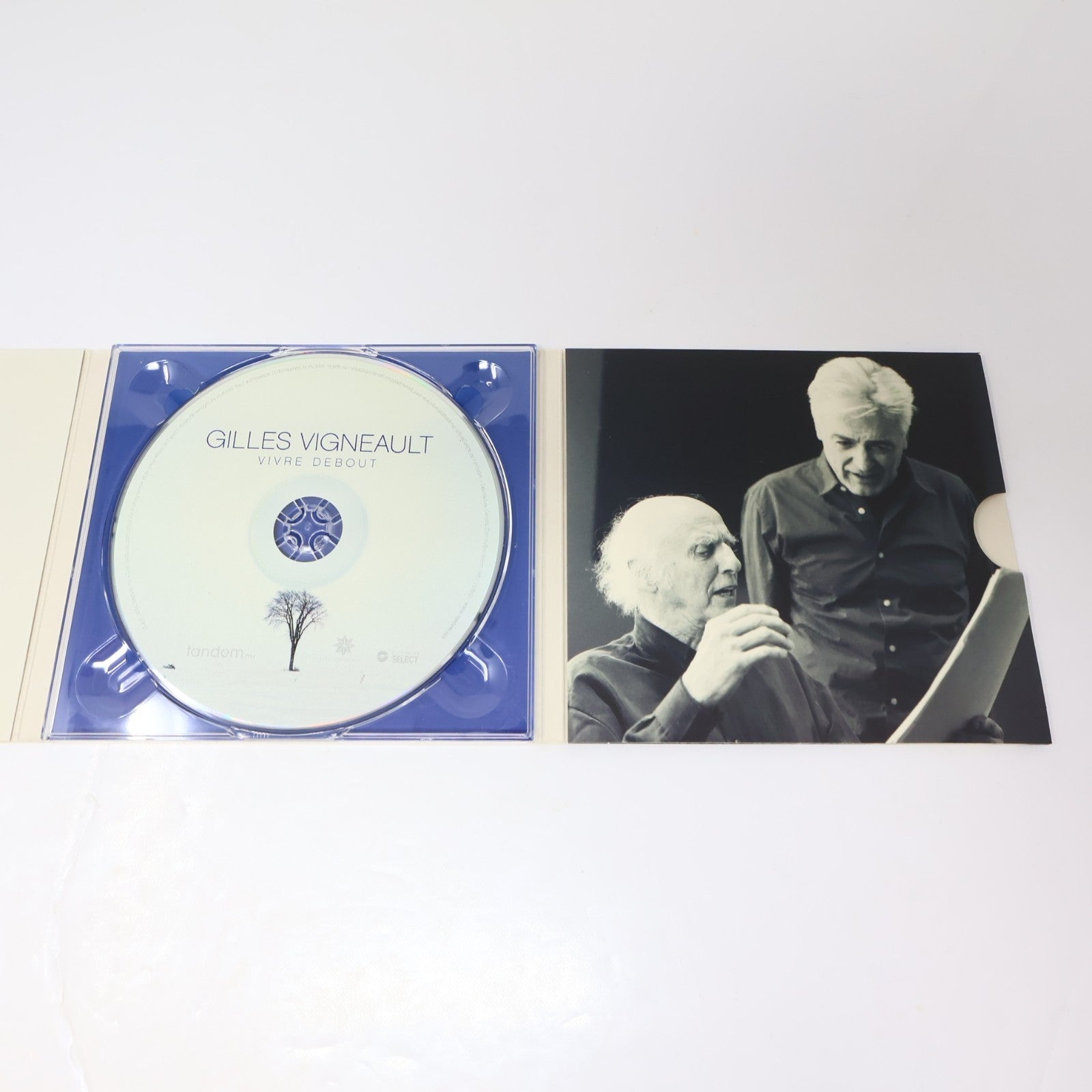 Gilles Vigneault Lot 4 CDs Vivre Debout/Retrouvailles Folk Country Pop 1996-2014