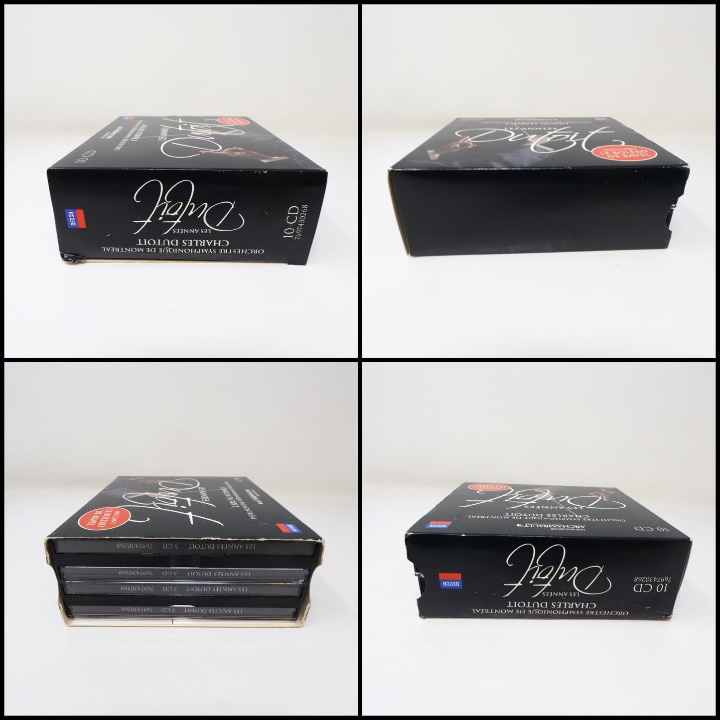 Charles Dutoit Lot 2 CD Dutoit-Montréal Chez Decca 20 Ans Déjà/Les Années Dutoit