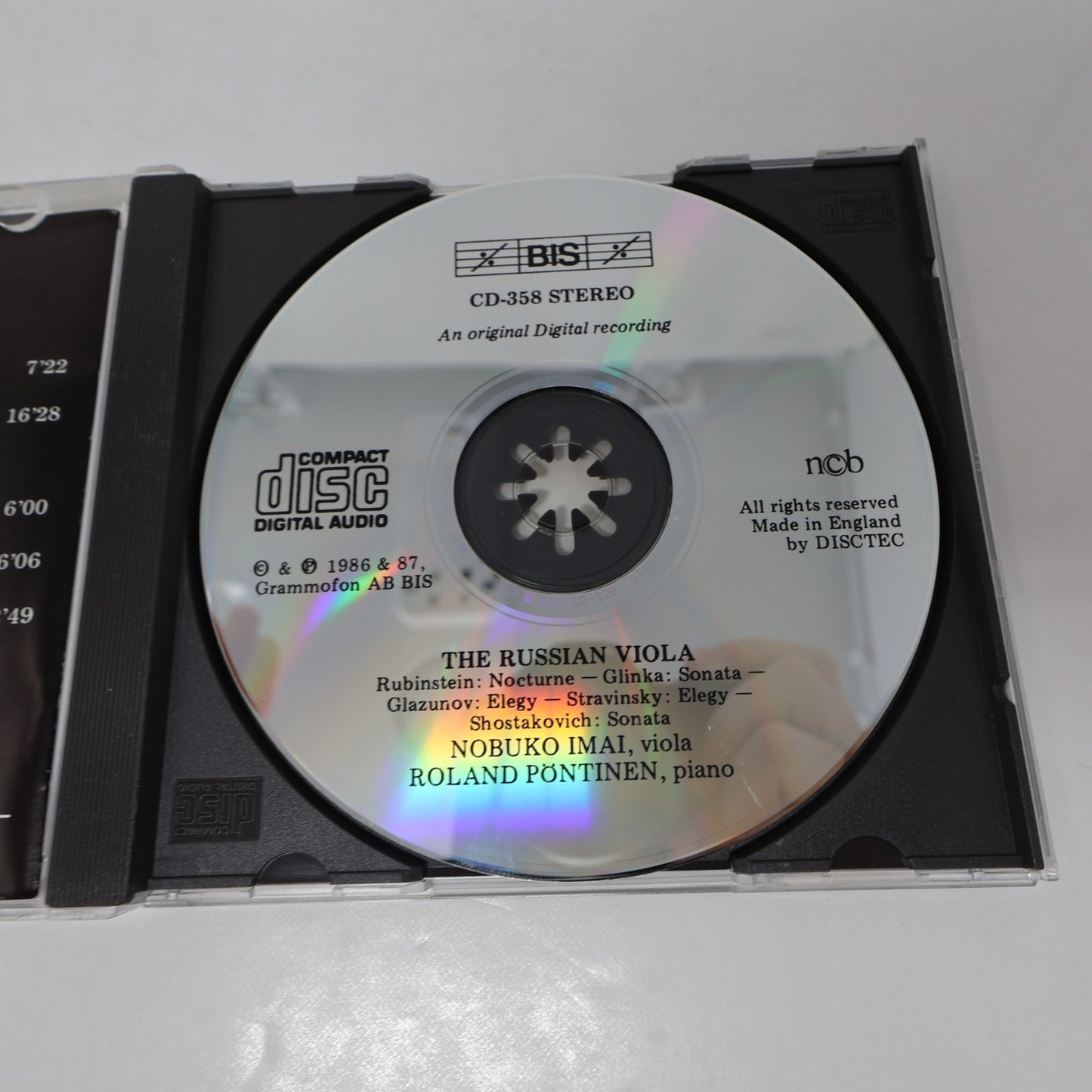 The Russian Cello 1-2/Viola Torleif Thedéen/Roland Pöntinen/Nobuko Imai 3 CD Lot