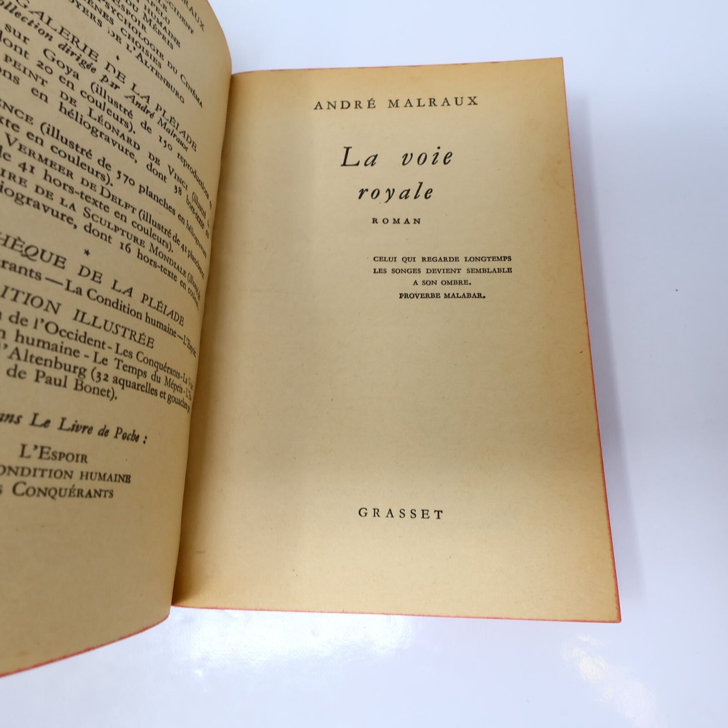 André Malraux Lot 4 Livres Poche Les Conquérants/L'Espoir/Condition Humaine 60s