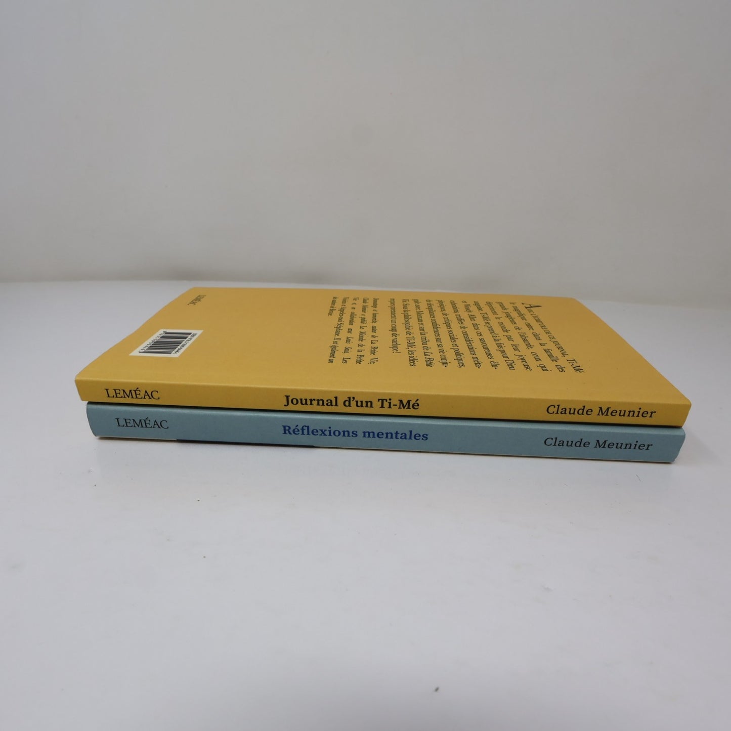 Journal d'un Ti-Mé/Réflexions Mentales Lot 2 Livres Claude Meunier La Petite Vie
