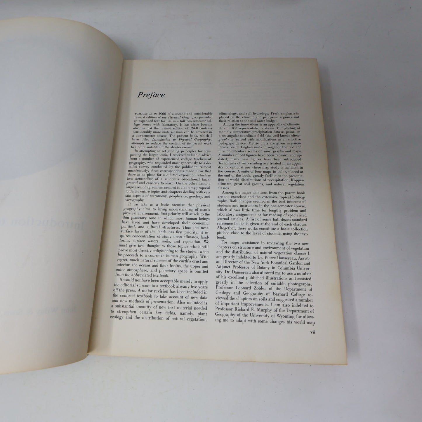 1967 Introduction to Physical Geography Arthur N. Strahler 6th Print Wiley 60s