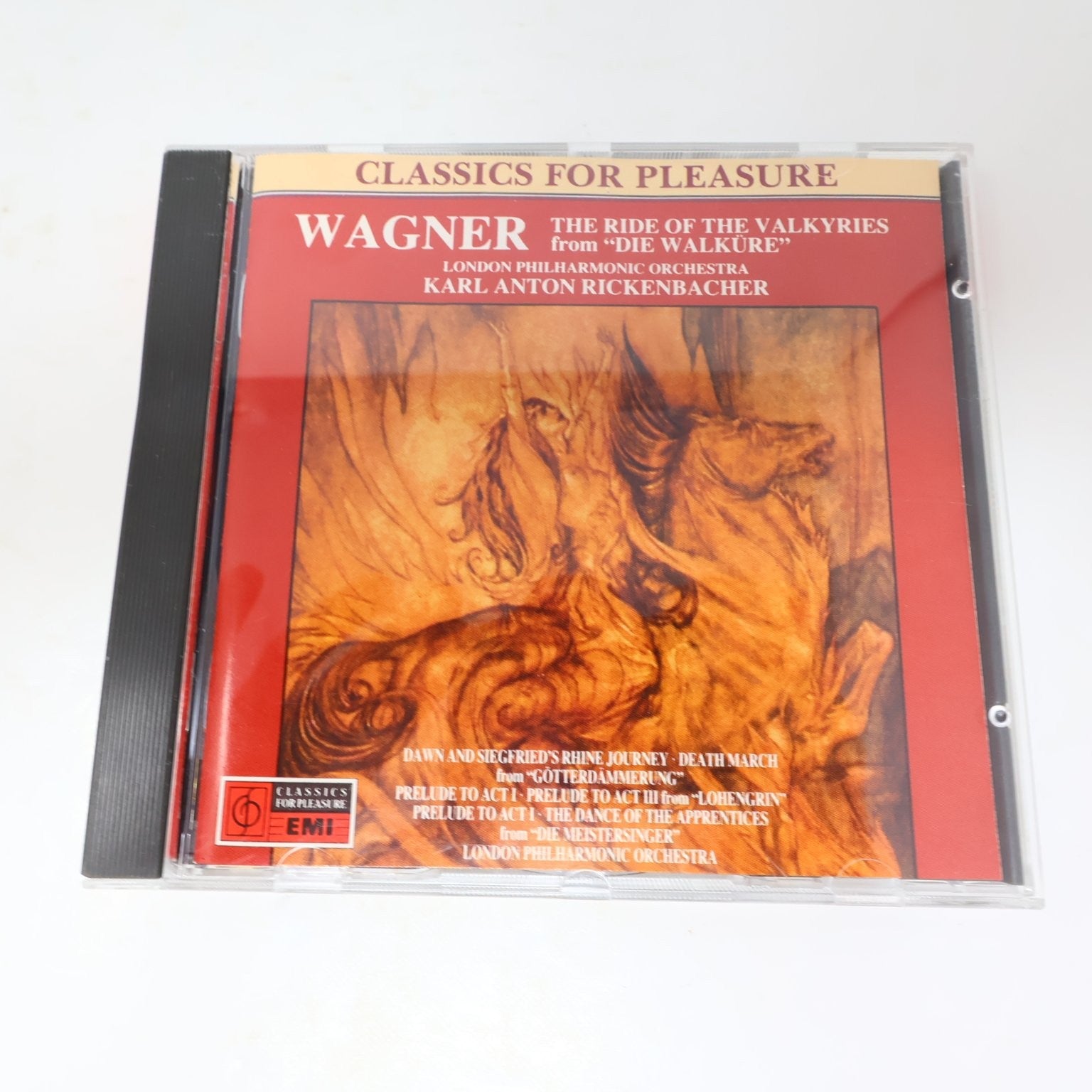 Wagner 3 CD Lot Rickenbacher/Karajan/Walter Orchestral Works Classical EMI DG
