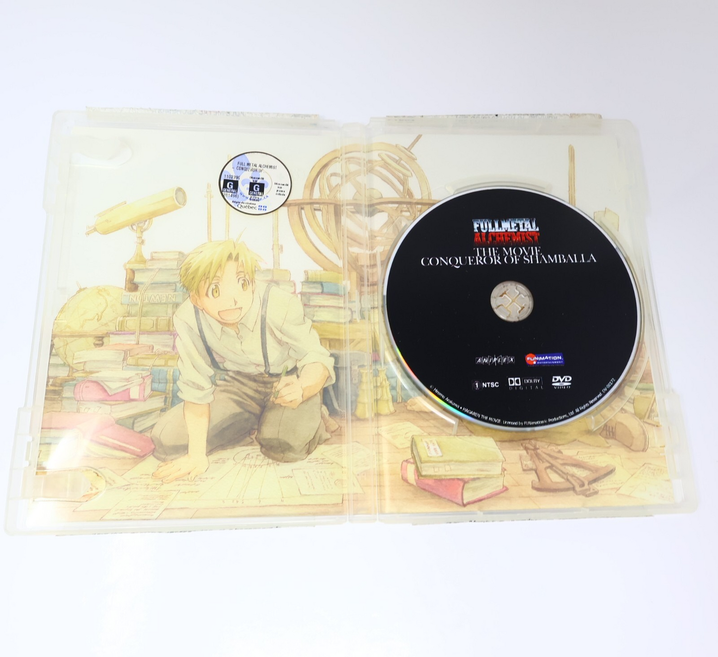 Full Metal Alchemist Movie Conqueror of Shamballa DVD Anime Lenticular Cover