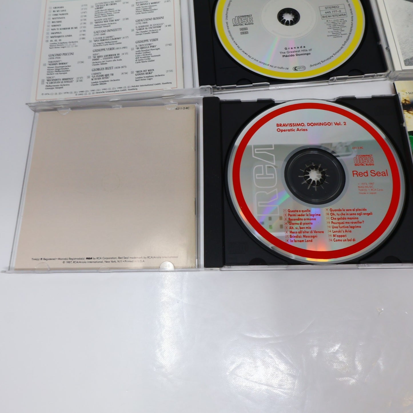 Placido Domingo 4 CD Lot Granada Greatest Hits/Verdi & Puccini/My Latin Soul 2