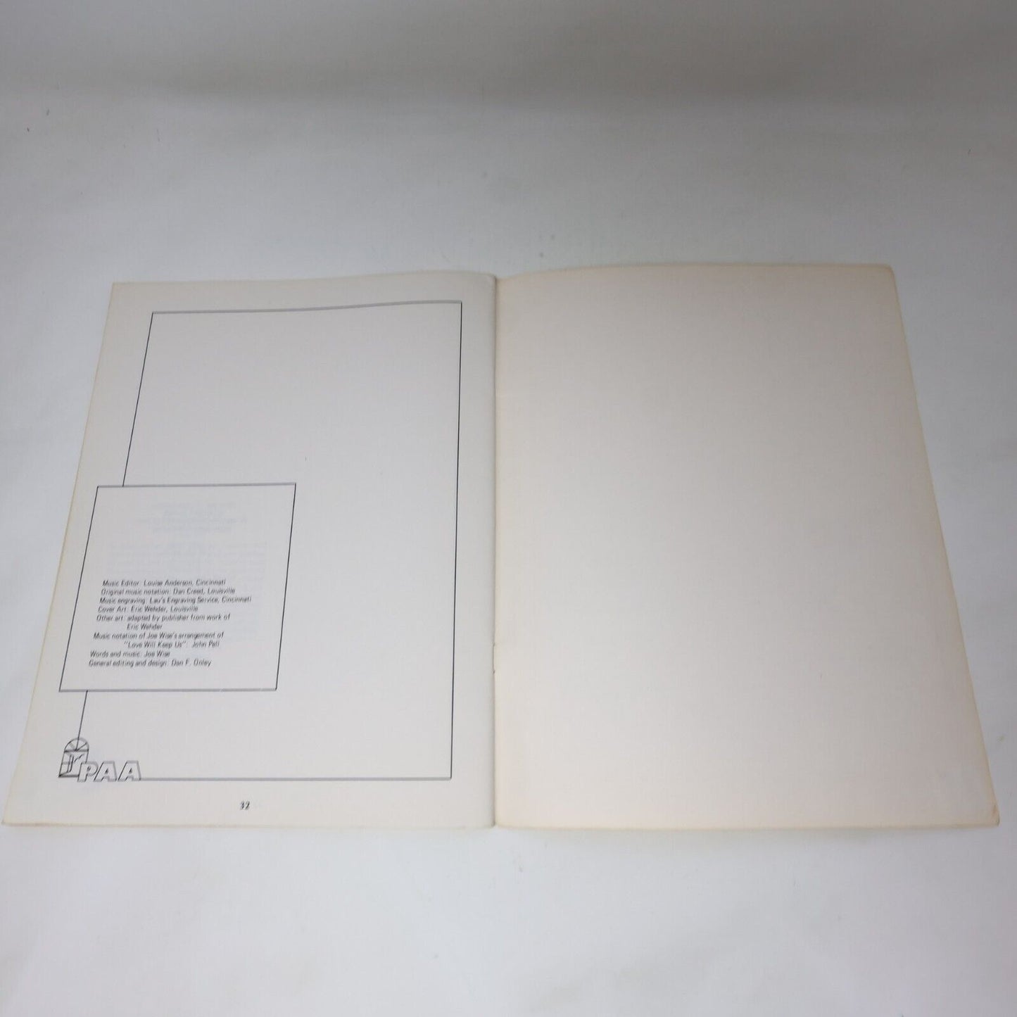 1977 Take All the Lost Home by Joe Wise Catholic Music Songbook Religious Sheet