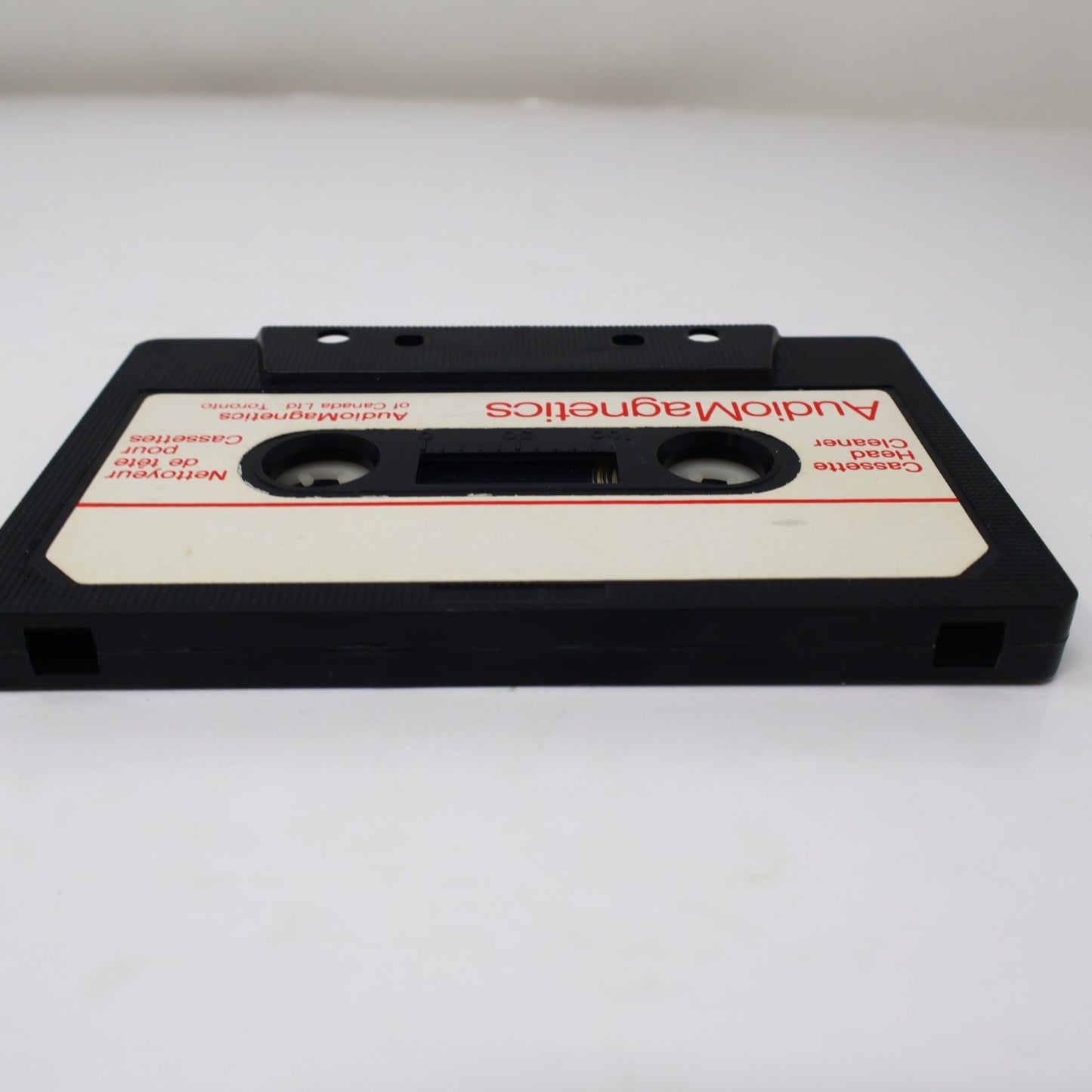 Audio Magnetics Cassette Tape Head Cleaner with Exclusive Polishing Action HC