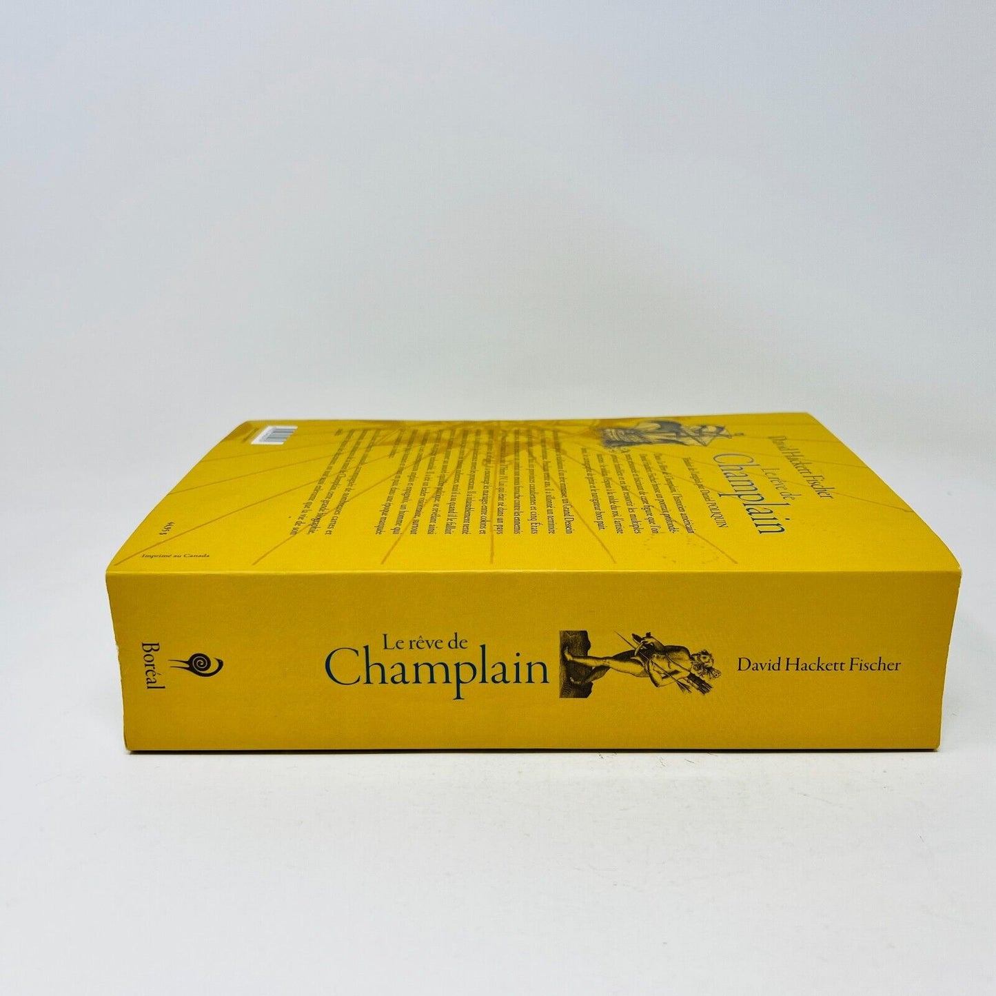 2011 Le Rêve de Champlain Boréal David Hackett Fisher Explorateur Canada French