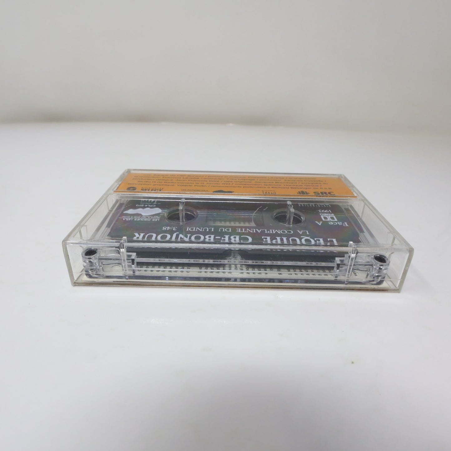La Complainte du Lundi Cassette L'Équipe CBF Bonjour/Luce Dufault/Dan Bigras
