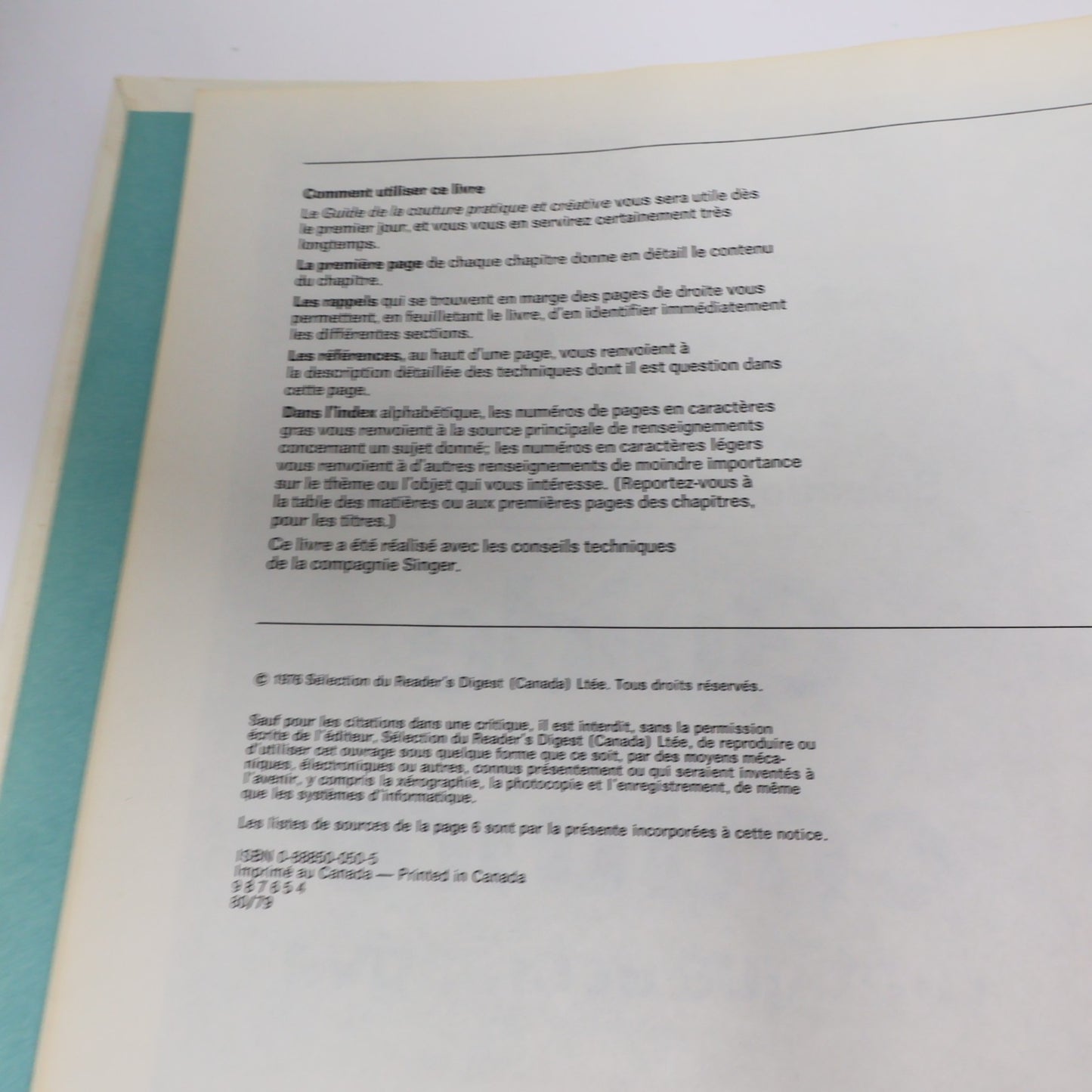 Guide de la Couture Pratique et Créative/Travaux à l'Aiguille Lot Readers Digest