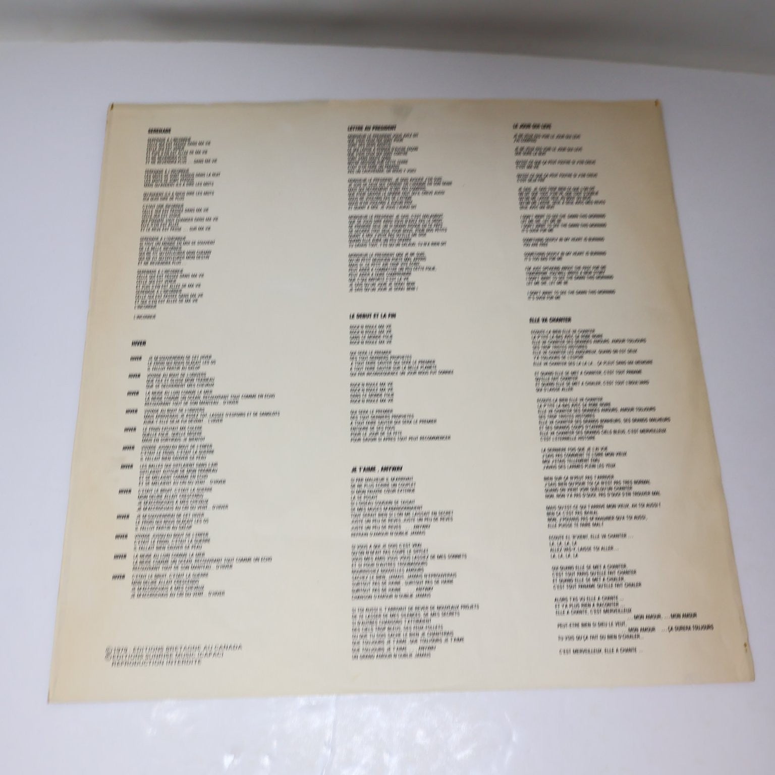 Alain Barriere Lot 10 Disques LP Record Sérénade et Tragédie/Amoco/Seduction