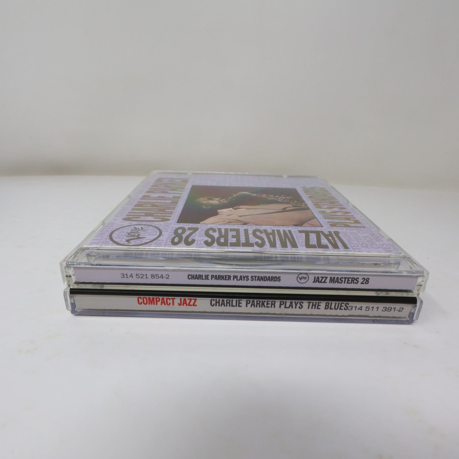 Charlie Parker 2 CDs Lot Plays the Blues/Plays Standards Jazz Bop 1992 1994 90s