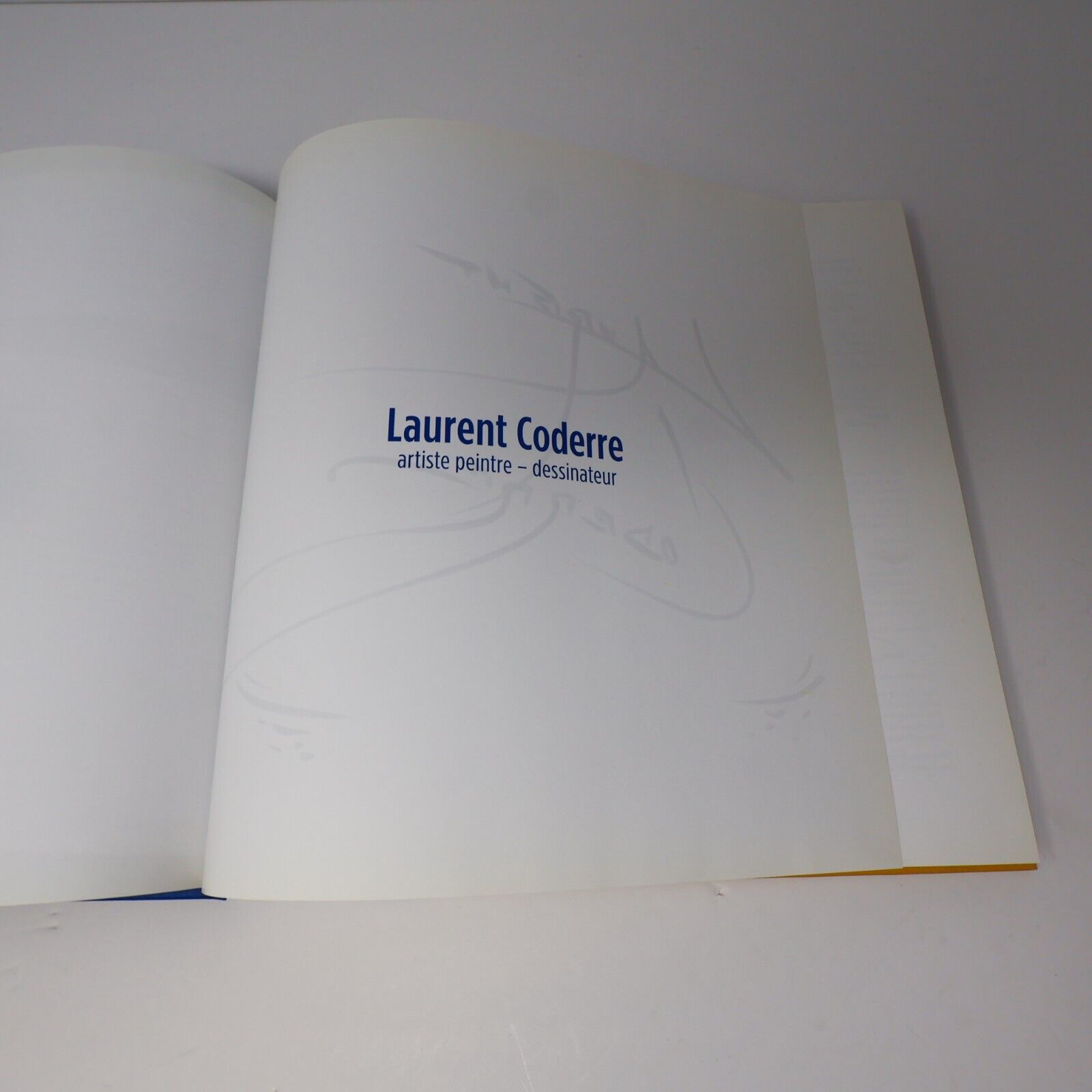 2010 Laurent Coderre Artiste Peintre Dessinateur de Claude Sauvage Signé Broquet
