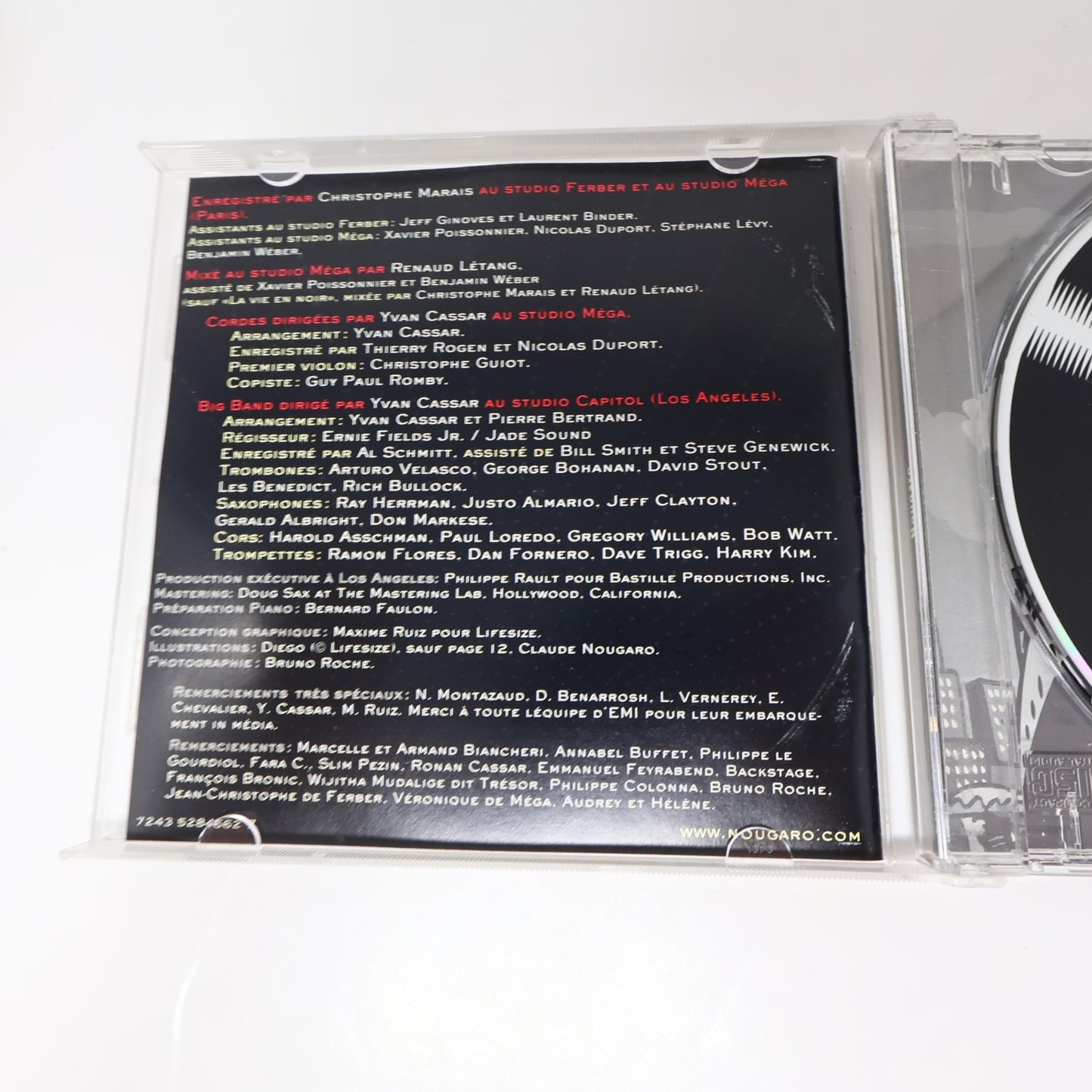 Claude Nougaro Lot 3 CD Embarquement Immédiat/Chansongs/L'Enfant Phare