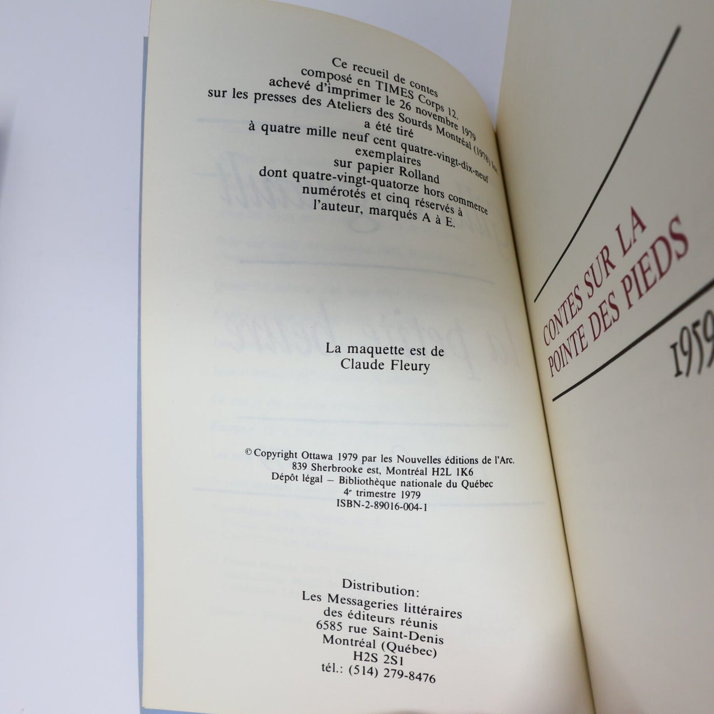 Gilles Vigneault Lot 3 Livres La Petite Heure/Silences/L'Armoire des Jours PB