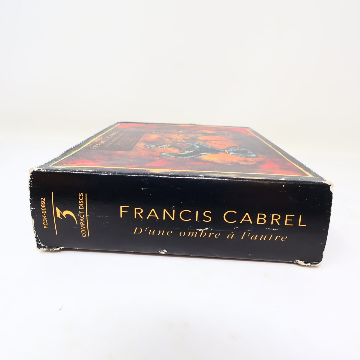 Francis Cabrel Coffret 3 CD D'une Ombre à L'autre 1991 Sarbacane French Folk