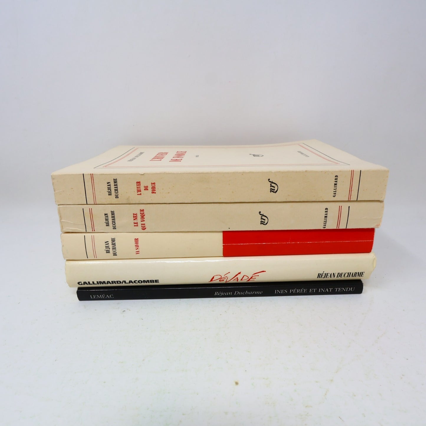 Réjean Ducharme Lot 5 Livres L'Hiver de Force/Dévadé/Nez qui Voque/Va Savoir PB