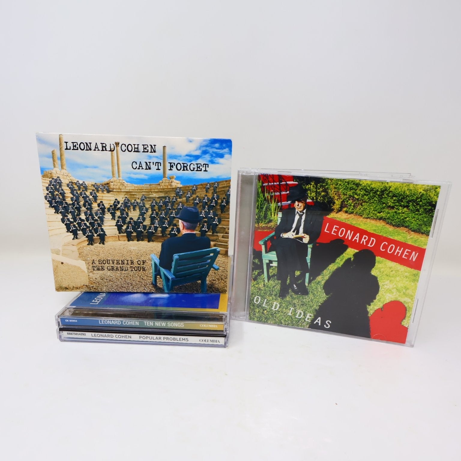 Leonard Cohen 4 CD Lot Old Ideas/Ten New Songs/Can't Forget/Popular Problems