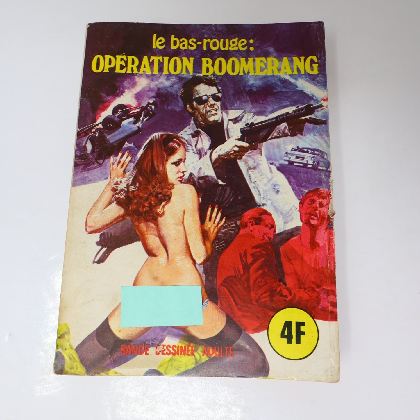 Opération Boomerang Le Bas-Rouge Elvifrance 1974 PB Français French Bd Adulte
