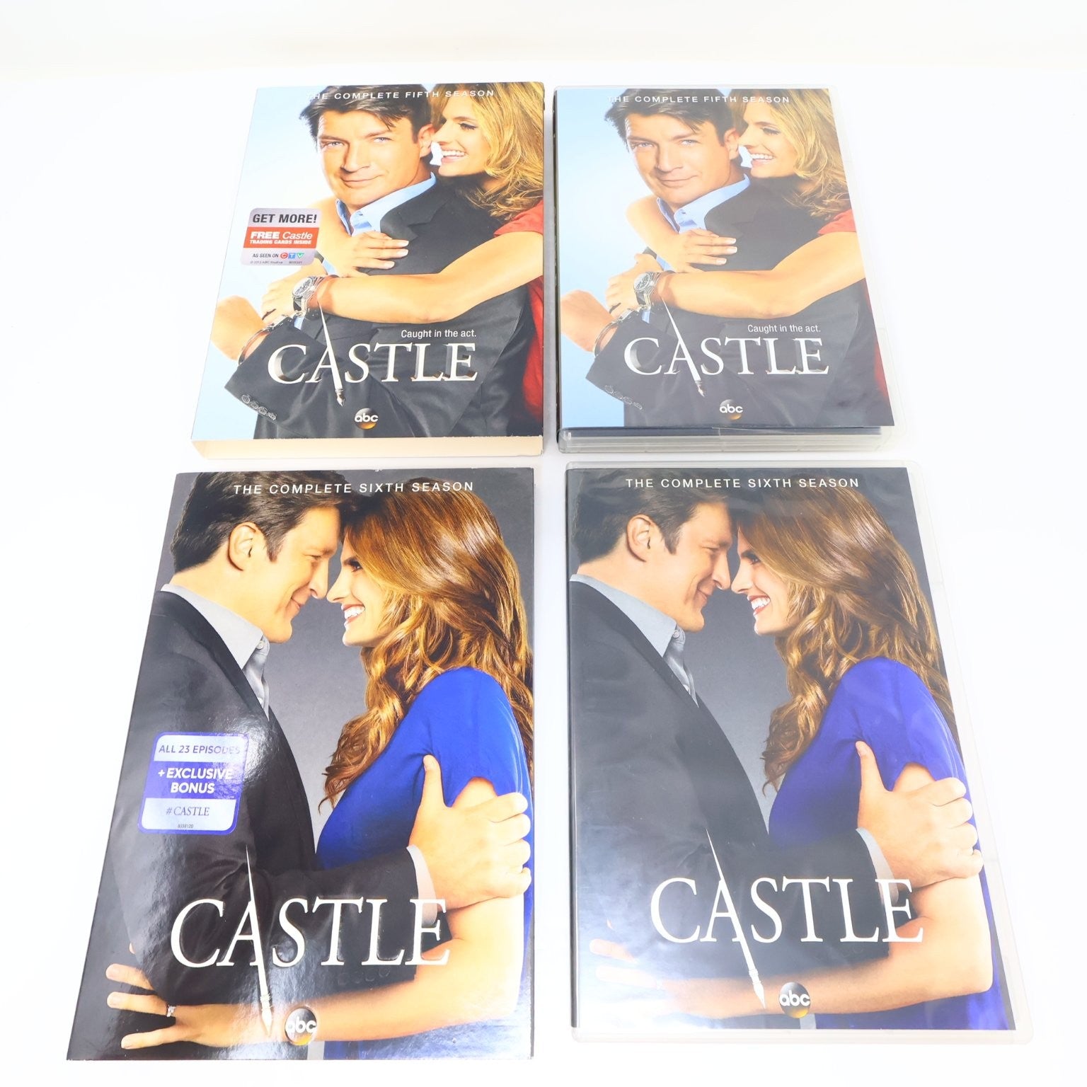 Castle 6 DVD Lot Seasons #1-6 2009-2014 Stana Katic Nathan Fillion NTSC Region 1