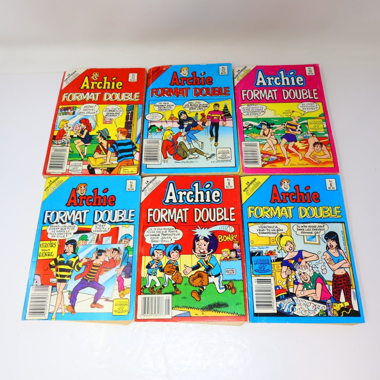 Archie & Jughead Lot 25 BDs Selection/Format Double/Rions C'est L'heure Français