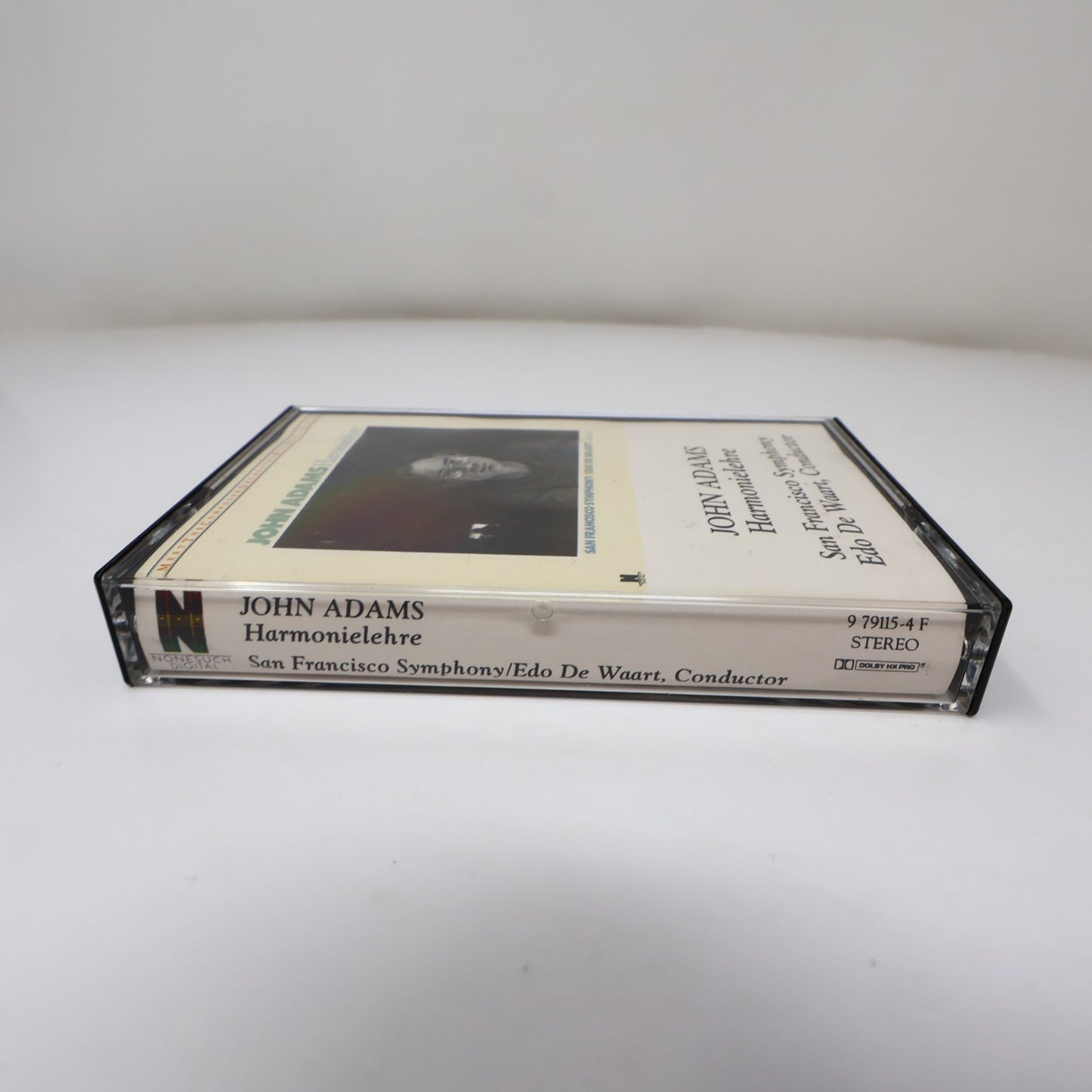 John Adams Harmonielehre Cassette Edo De Waart/San Francisco Symphony Nonesuch
