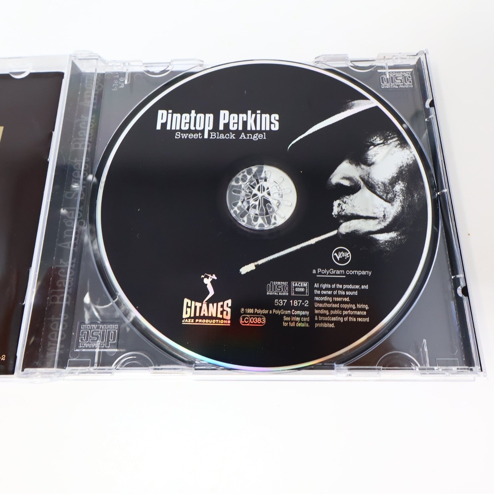 Pinetop Perkins 2 CDs Lot Sweet Black Angel/Pinetop's Boogie Woogie Blues 90s
