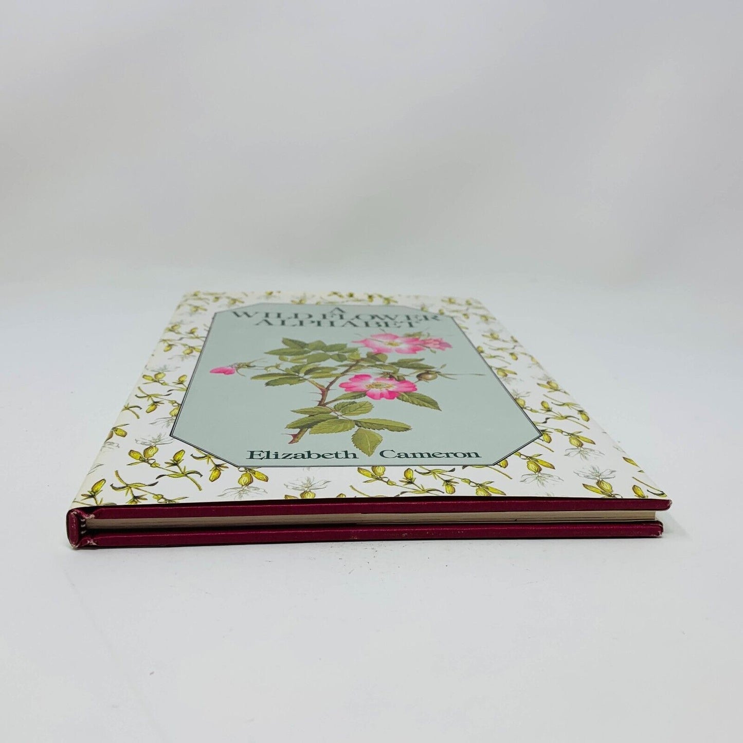 1984 A Wild Flower Alphabet Morrow Hardcover DJ Elizabeth Cameron 1st Print
