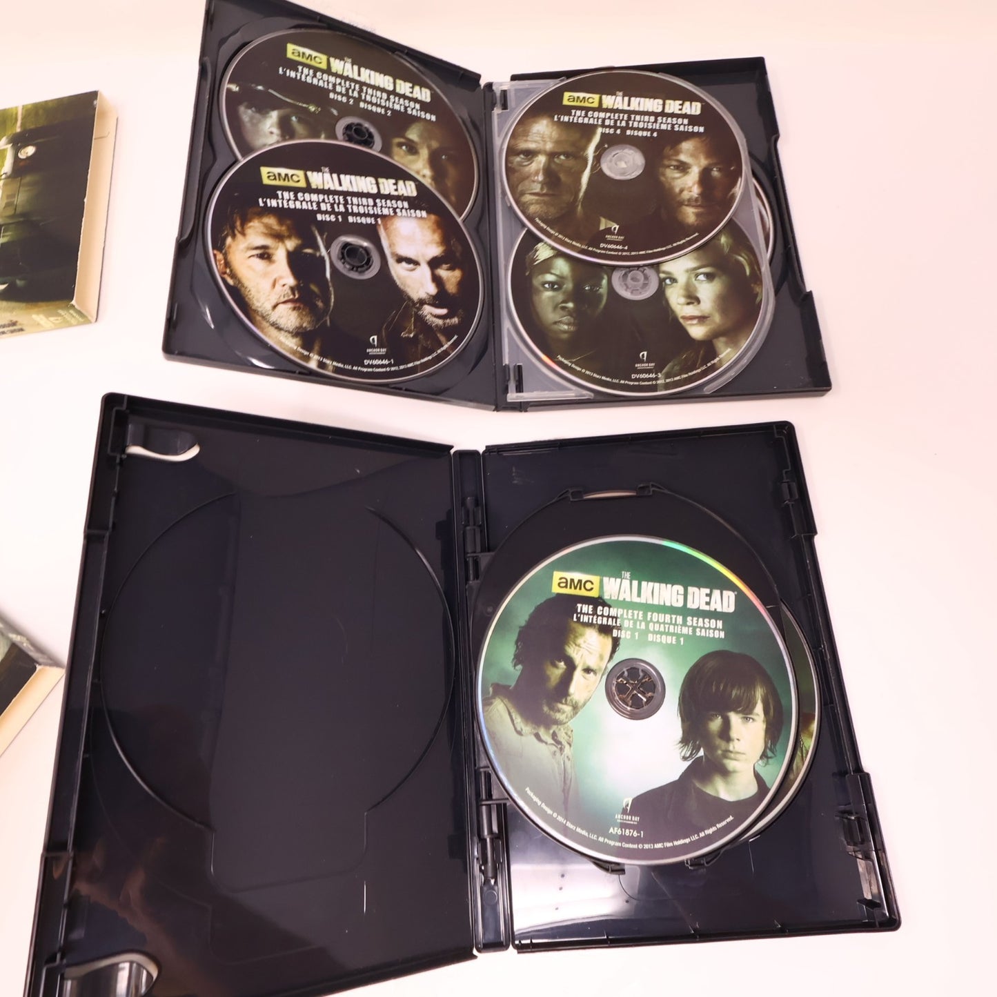 The Walking Dead Seasons #1-2-3-4-5-6-7 DVD Lot AMC NTSC English/Français Tested