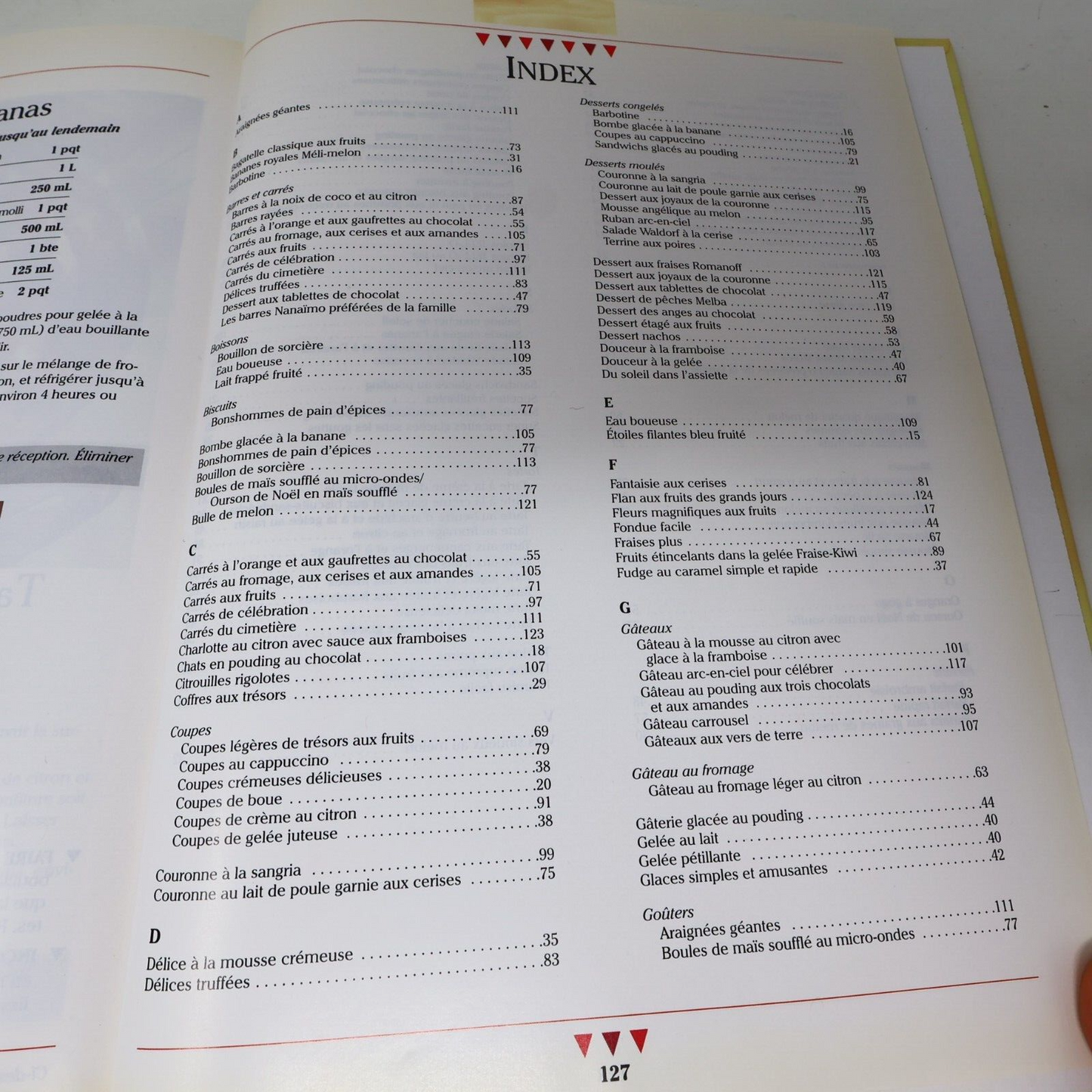 1997 La Magie de Jell-O Desserts et Goûters 100 Recettes Cuisine Boyer/Gingras