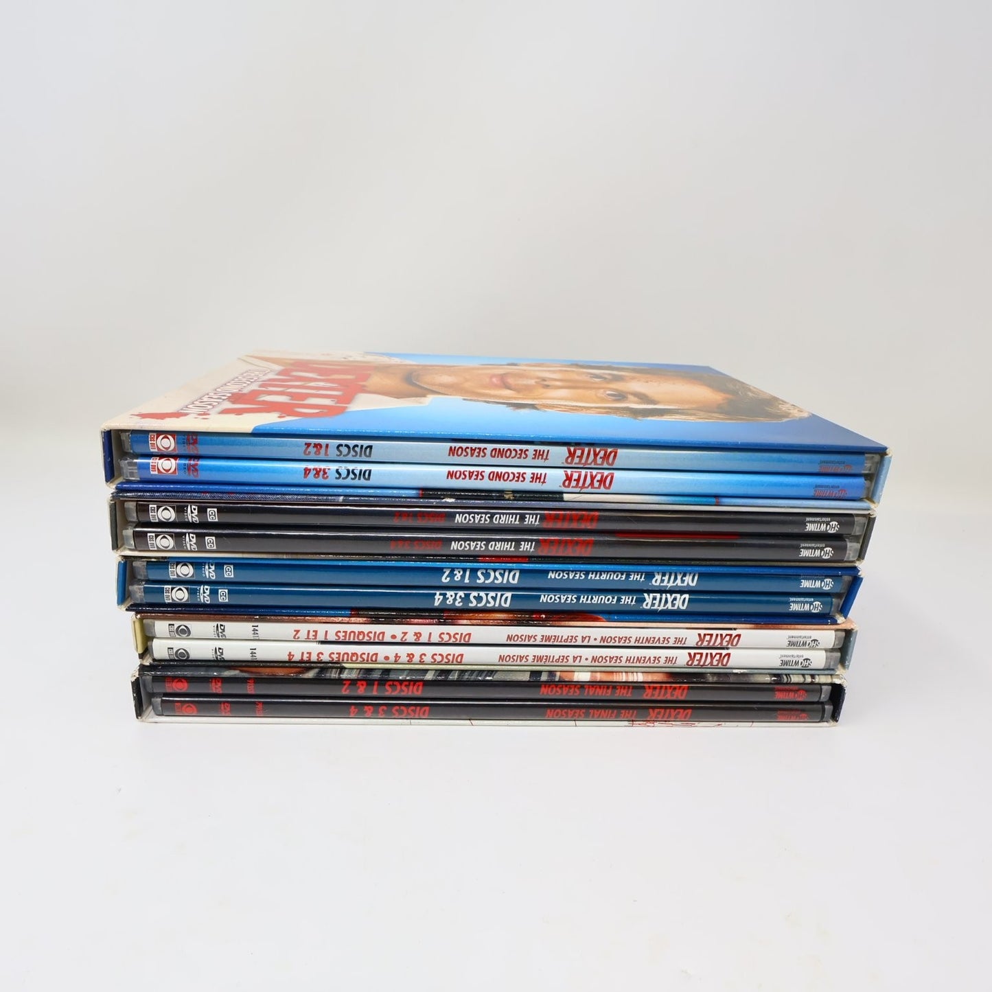 Dexter 5 DVD Lot Seasons #2-3-4 & 7-8 TV Michael C. Hall Showtime CBS Region 1