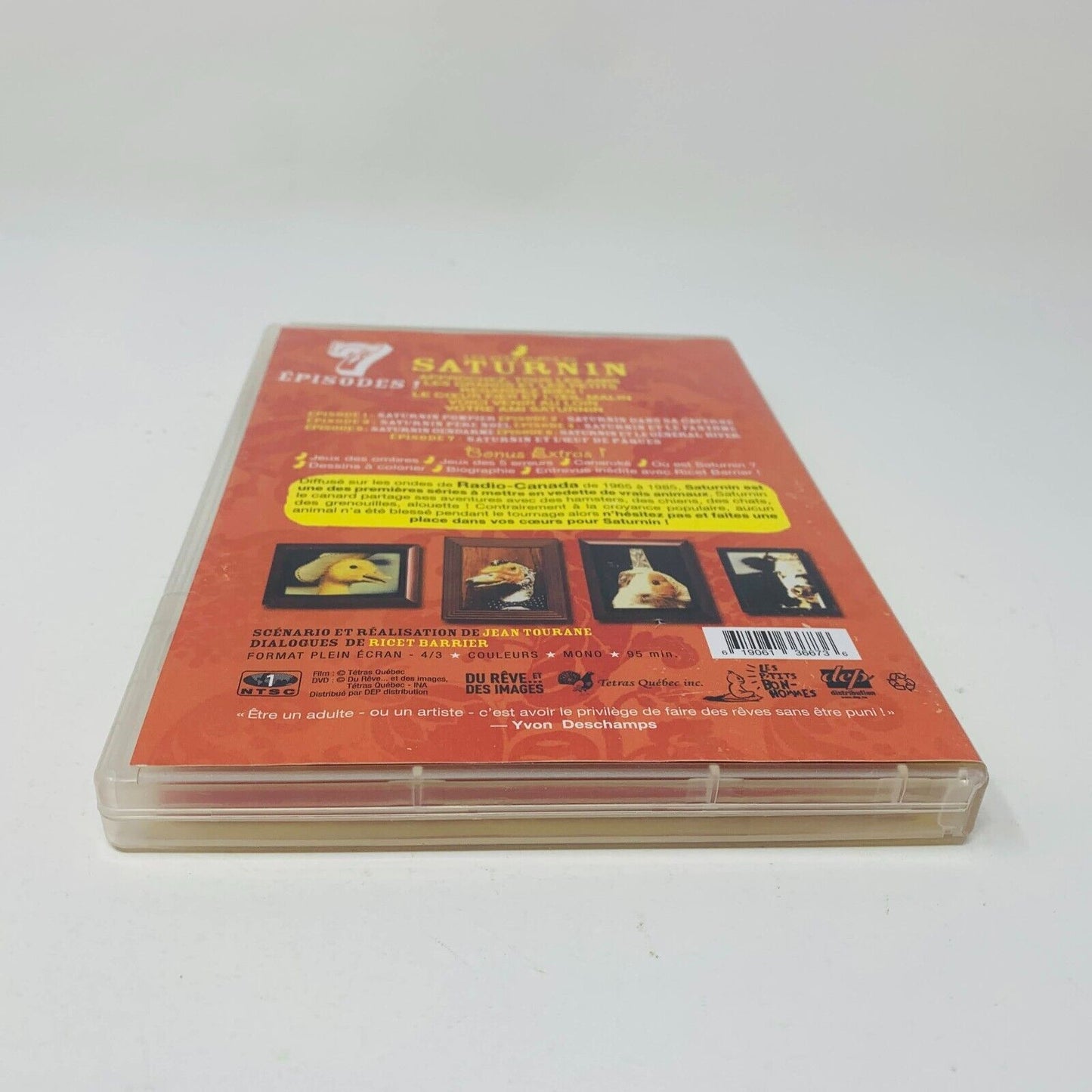 Les Aventures de Saturnin le Canard Version Française Enfants DVD Testé Region 1
