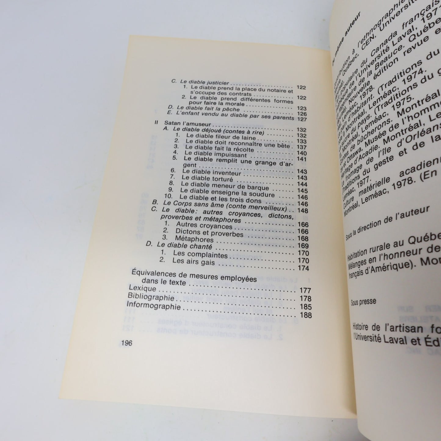 1978 Le Légendaire de la Beauce Jean-Claude Dupont Leméac Folklore Québec Livre