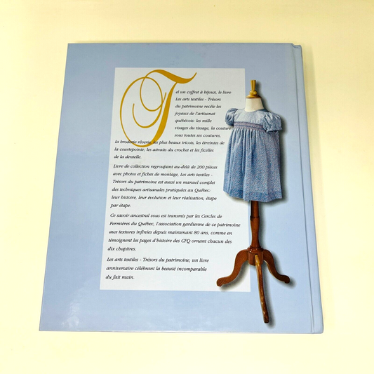 1995 Les Arts Textiles Cercles de Fermières du Québec Tissage Couture Crochet HC