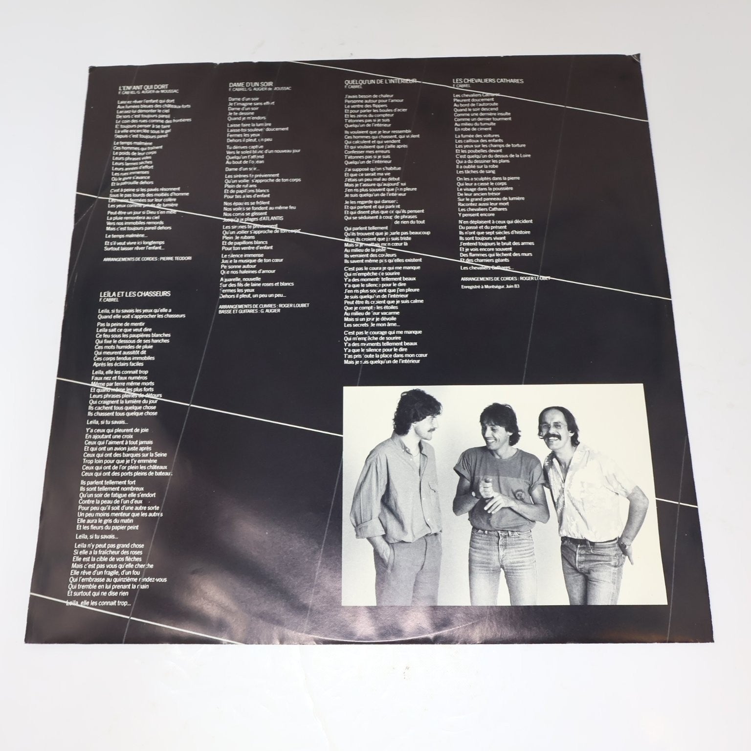Francis Cabrel Quelqu'un de l'intérieur LP Record 1983 CBS French Pop PFC 90696