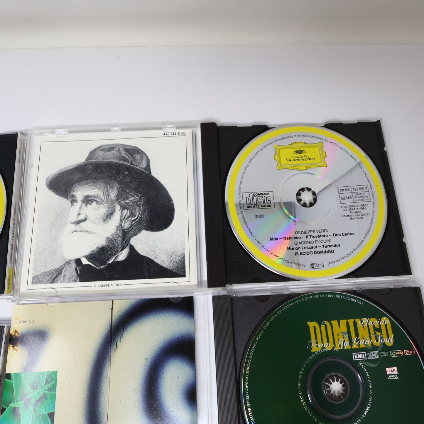 Placido Domingo 4 CD Lot Granada Greatest Hits/Verdi & Puccini/My Latin Soul 2