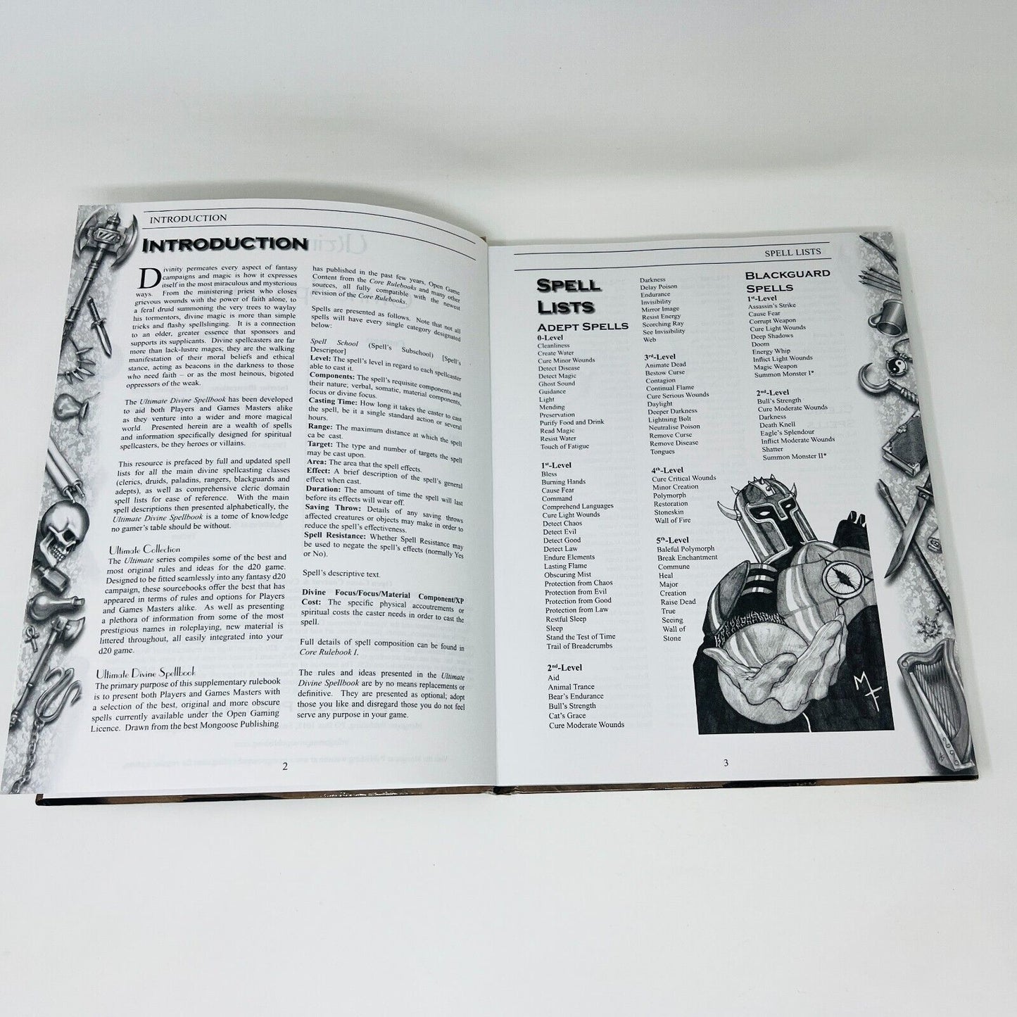 Ultimate Divine Spellbook Mongoose HC D20 v3.5 Supplementary Rulebook 8 MGP 9008