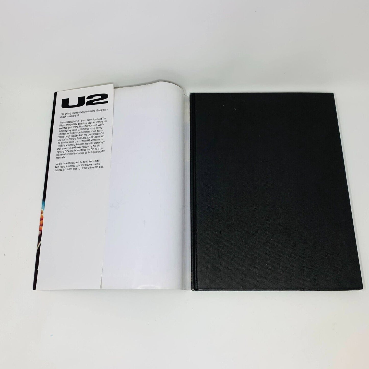 1993 U2 Bison Books Hardcover DJ Jackie Shirley Band Group Show Pictures Story