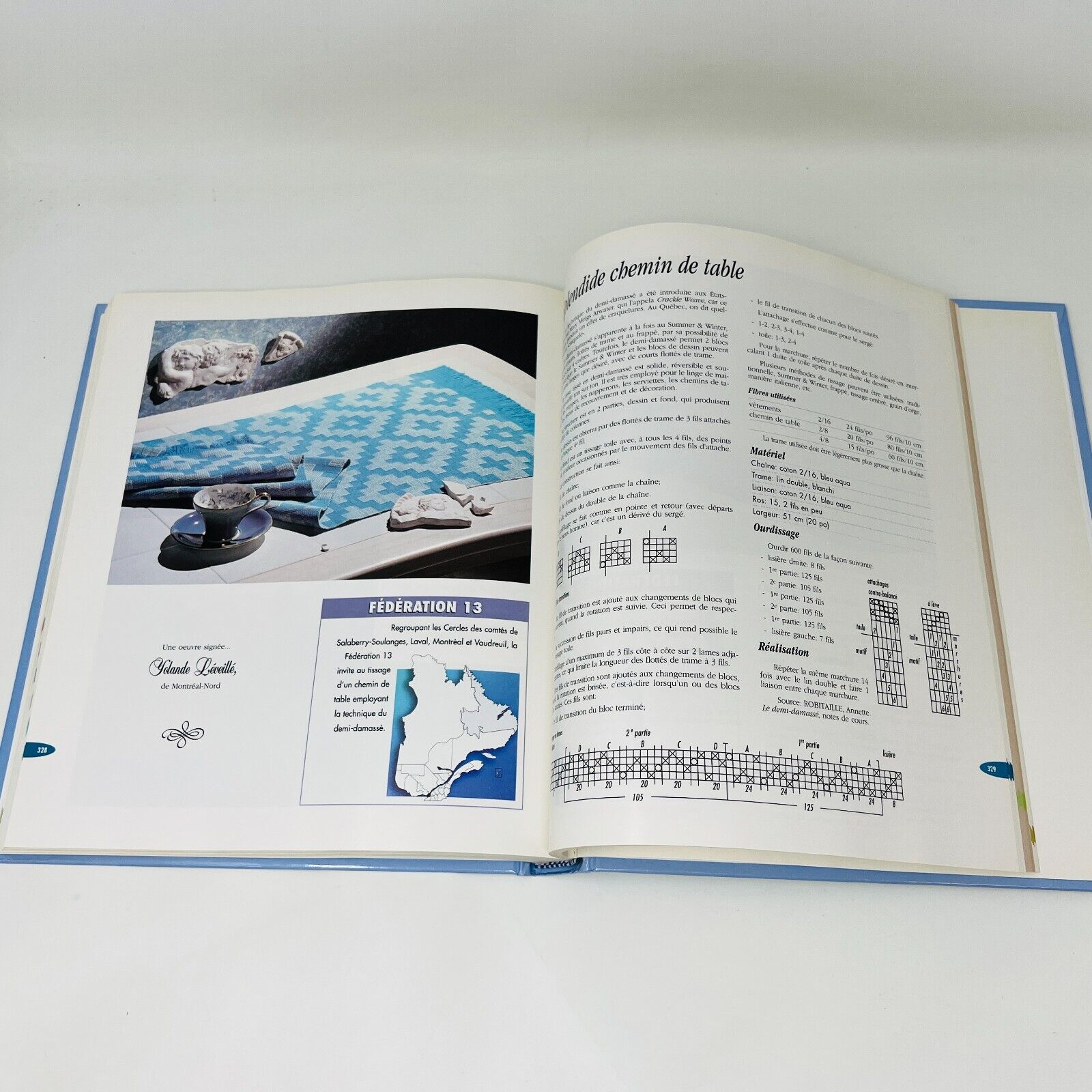1995 Les Arts Textiles Cercles de Fermières du Québec Tissage Couture Crochet HC