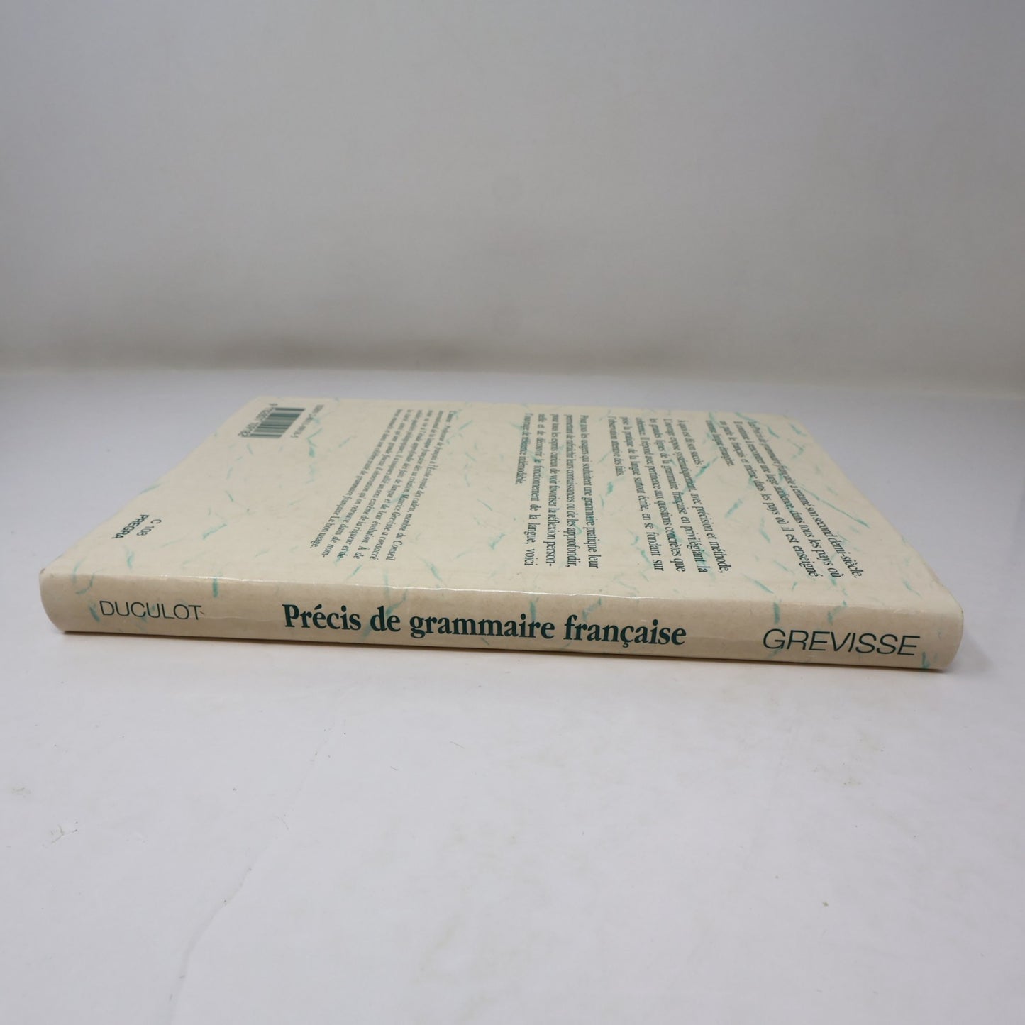 Précis de Grammaire Française Maurice-Grevisse Duculot 1995 PB French Éducation