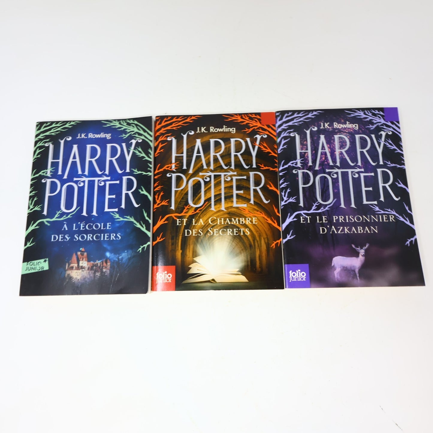 Harry Potter #1-7 Folio Junior Lot 7 Livres J. K. Rowling Gallimard Complète PB