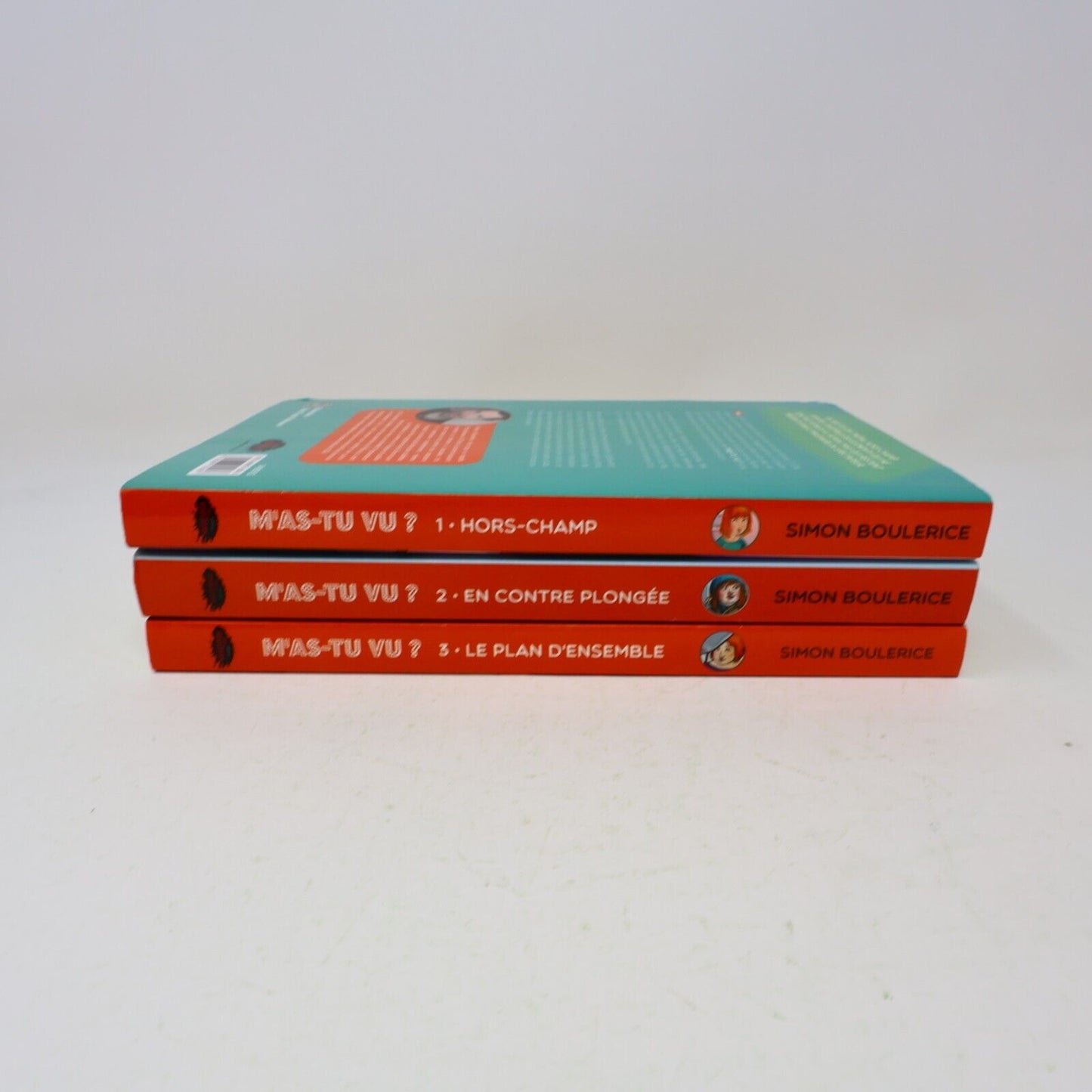 M'As-Tu Vu? #1-3 Lot 3 Livres Série Complète Simon Boulerice Les Malins French