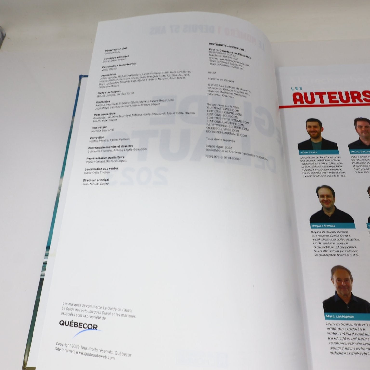 Le Guide de l'Auto 2023 Gelinas Joubert Lachapelle Chars Voitures Cars Québec