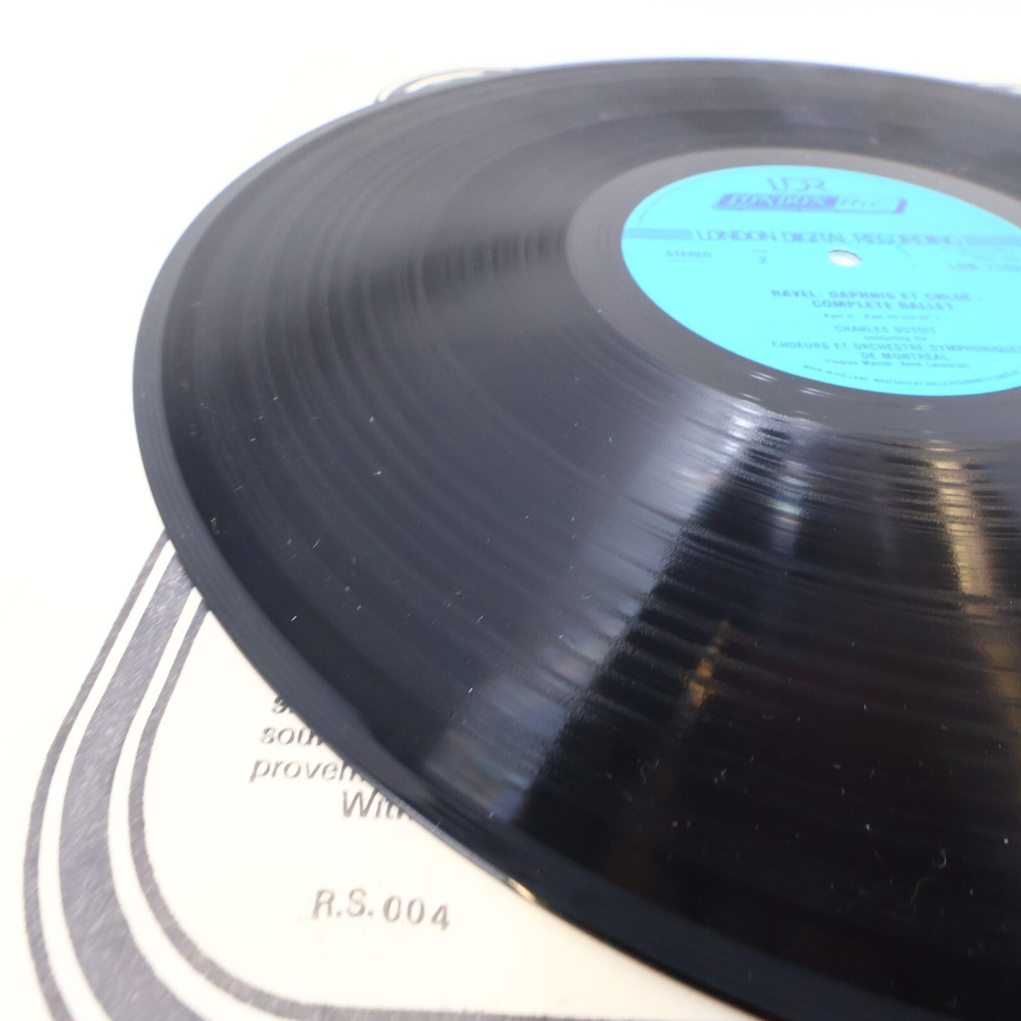 Daphnis Et Chloé Ravel Choeur & OSM Charles Dutoit LP Record Vinyl LDR 71028